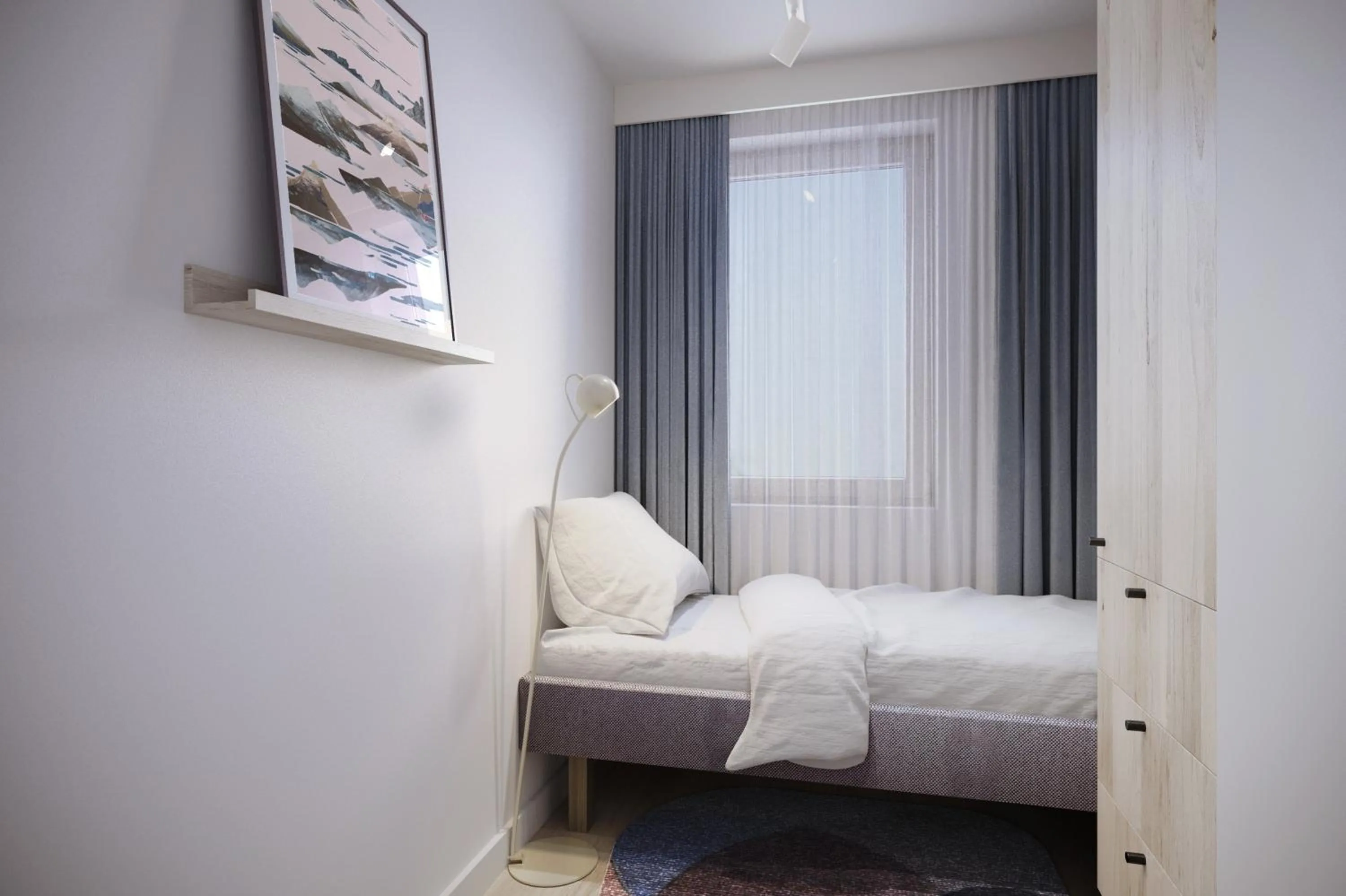 Bed in Noli Gdansk Riverside