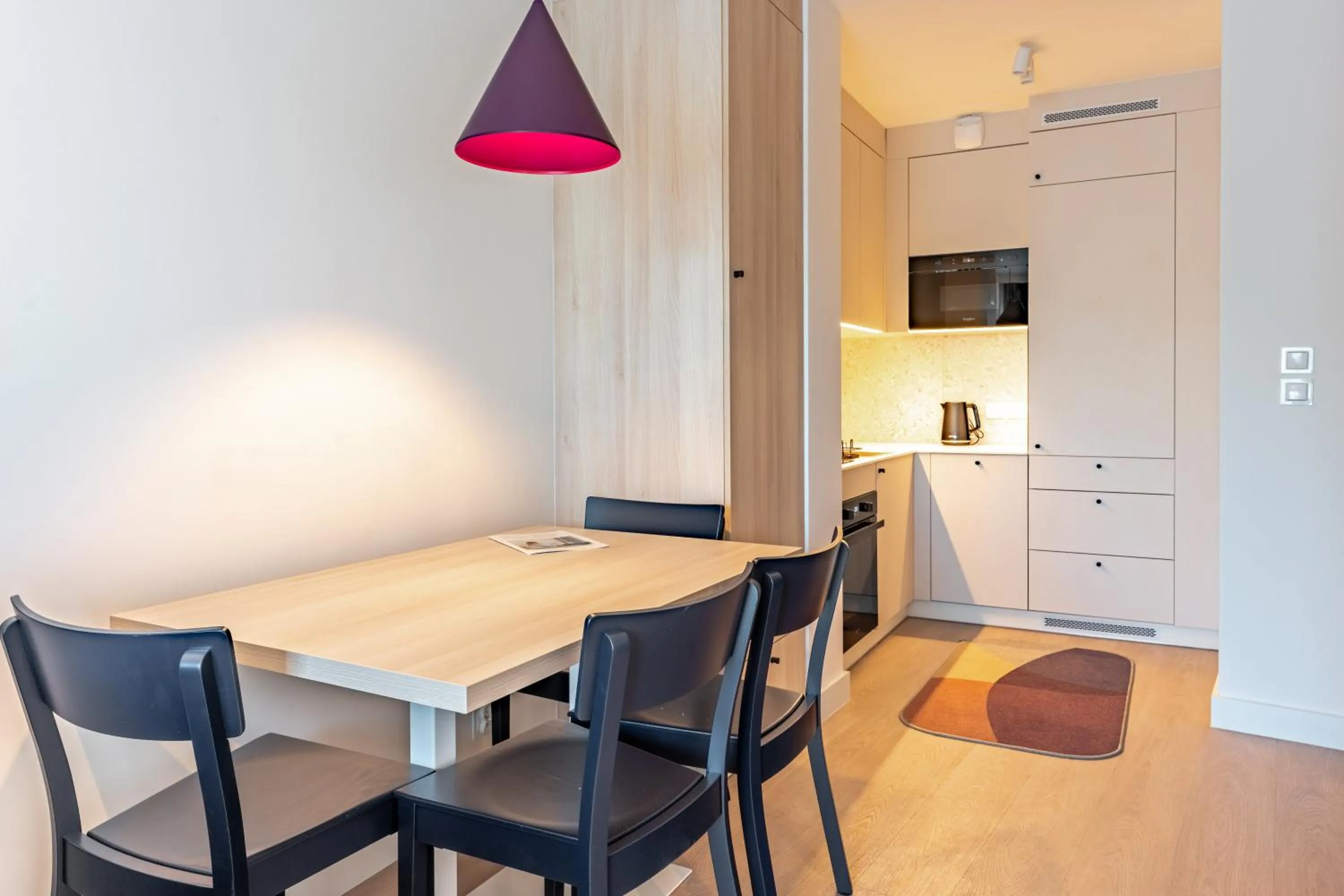 Kitchen or kitchenette in Noli Gdansk Riverside