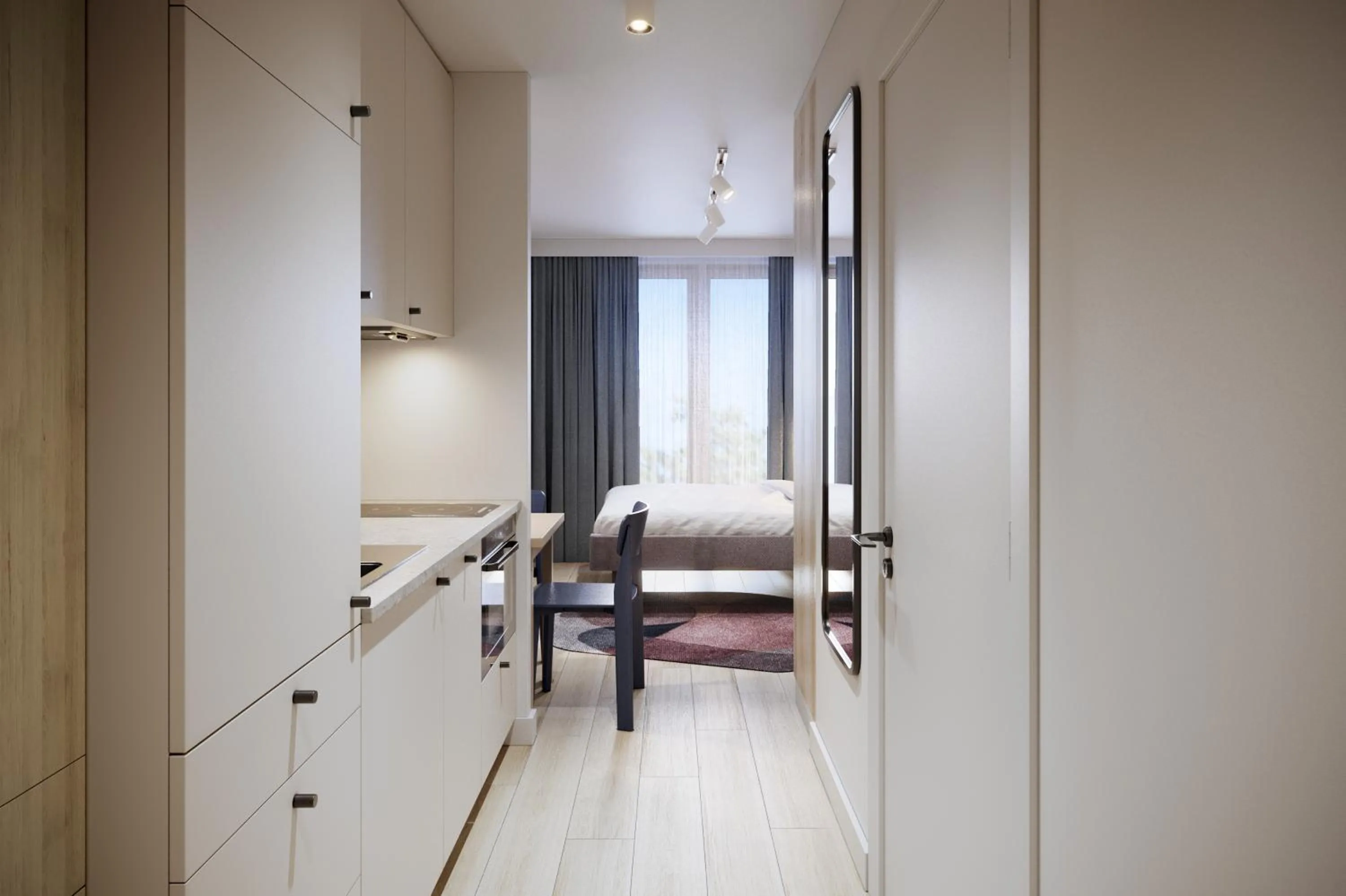 Bed in Noli Gdansk Riverside