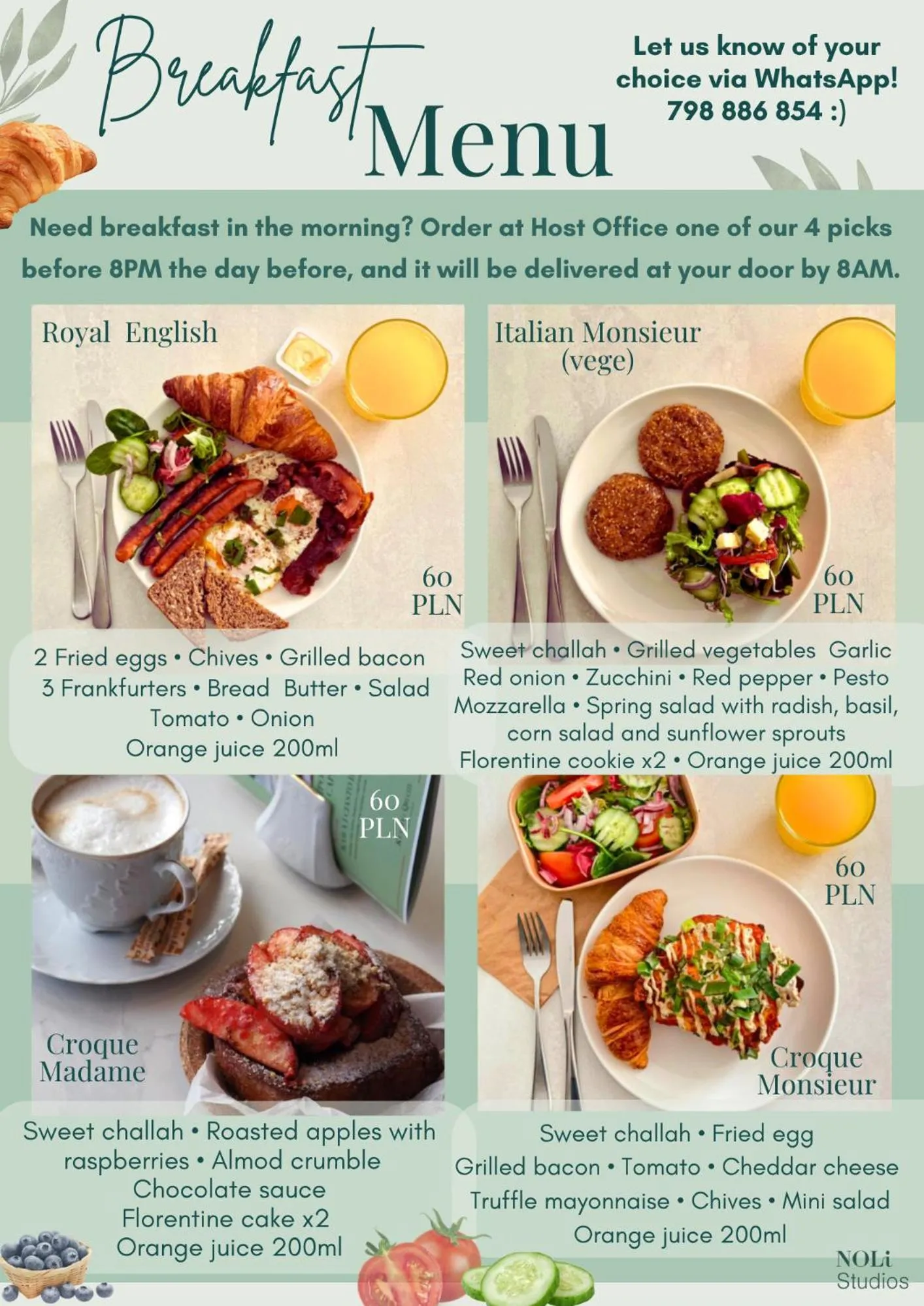 Breakfast in Noli Gdansk Riverside