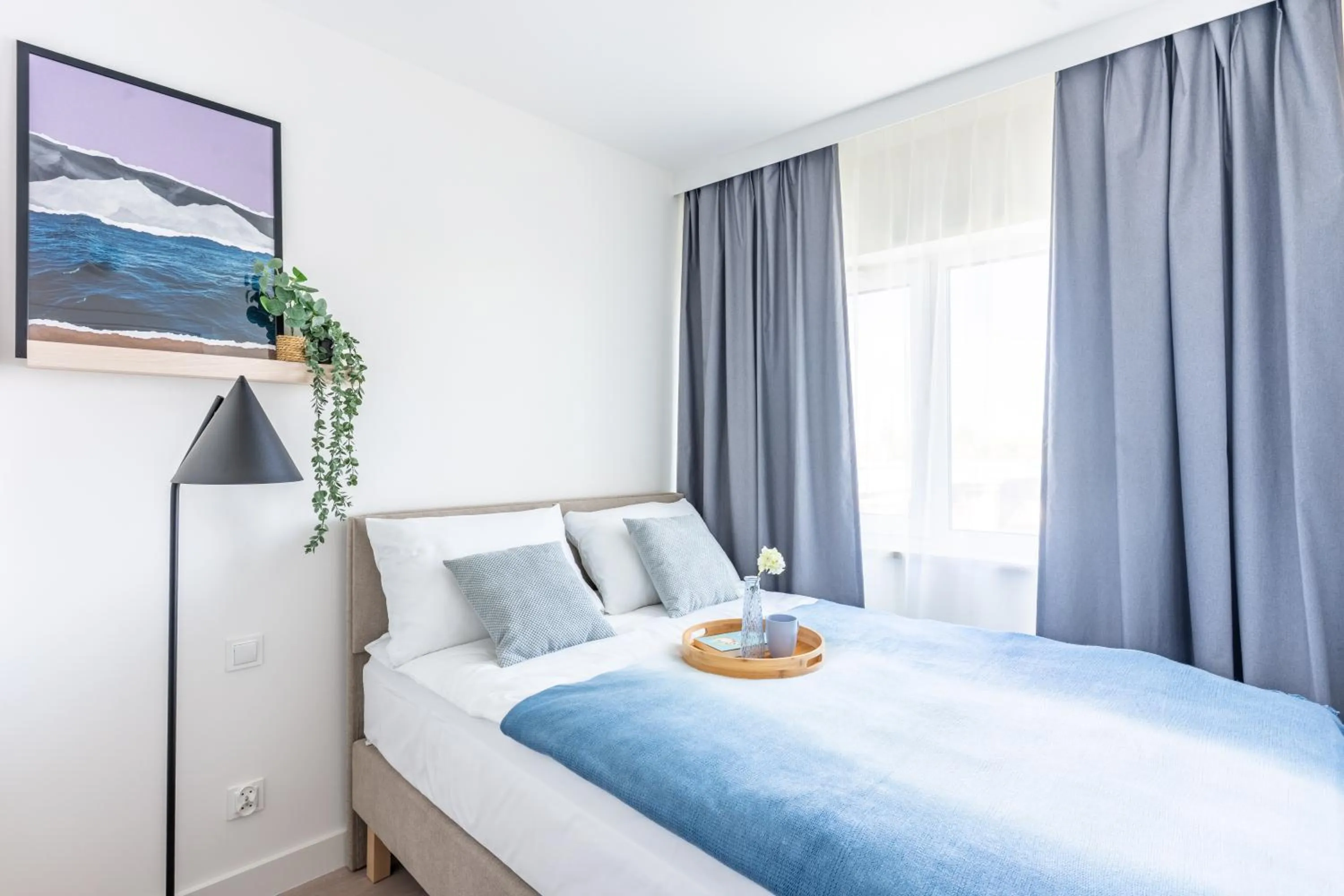 Bed in Noli Gdansk Riverside