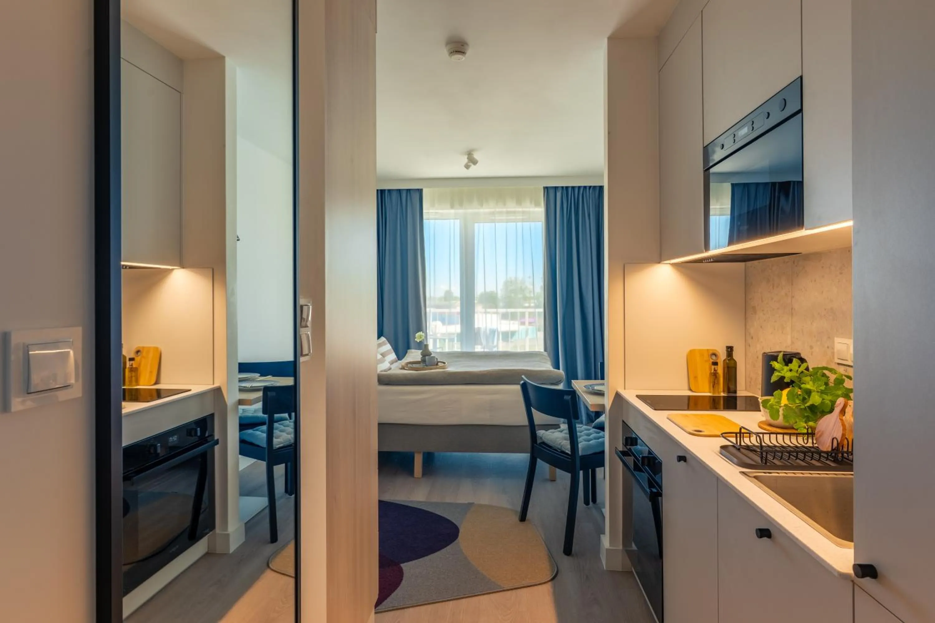 Bed in Noli Gdansk Riverside