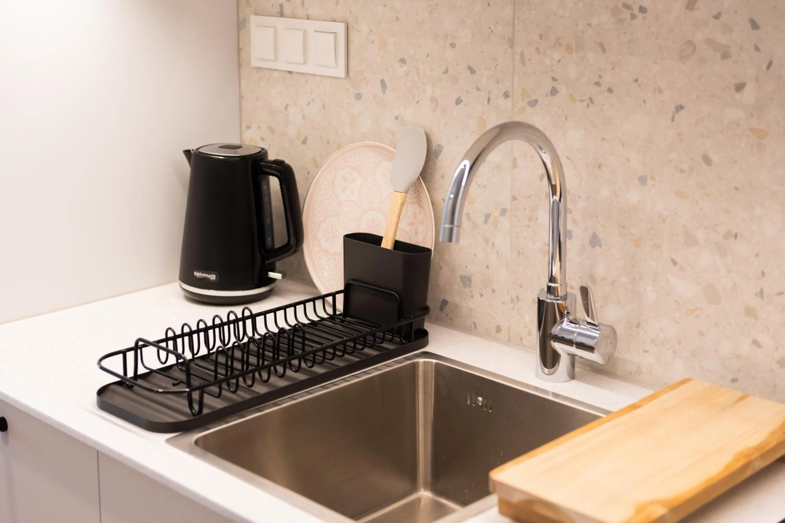 Kitchen or kitchenette in Noli Gdansk Riverside