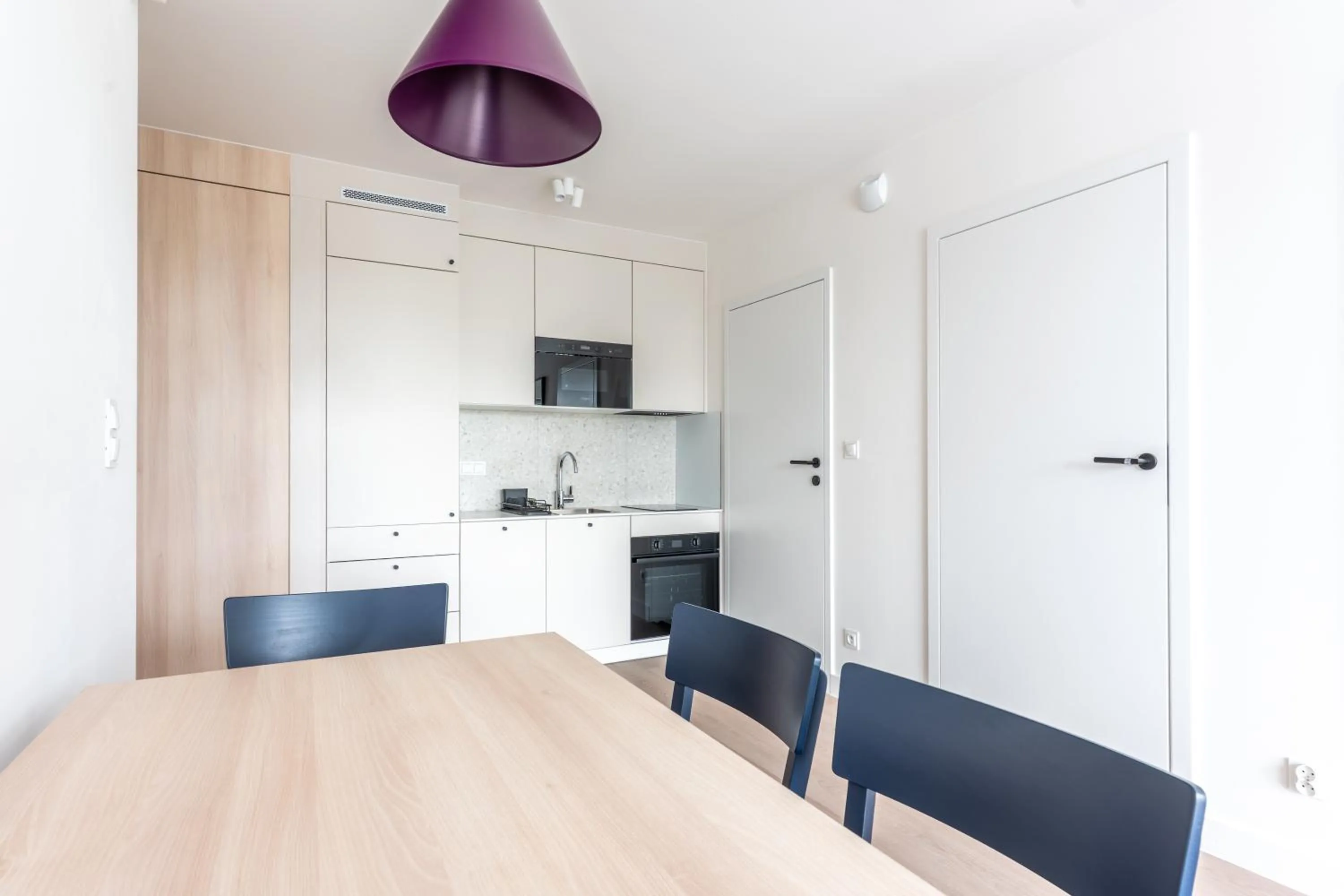 Kitchen or kitchenette in Noli Gdansk Riverside