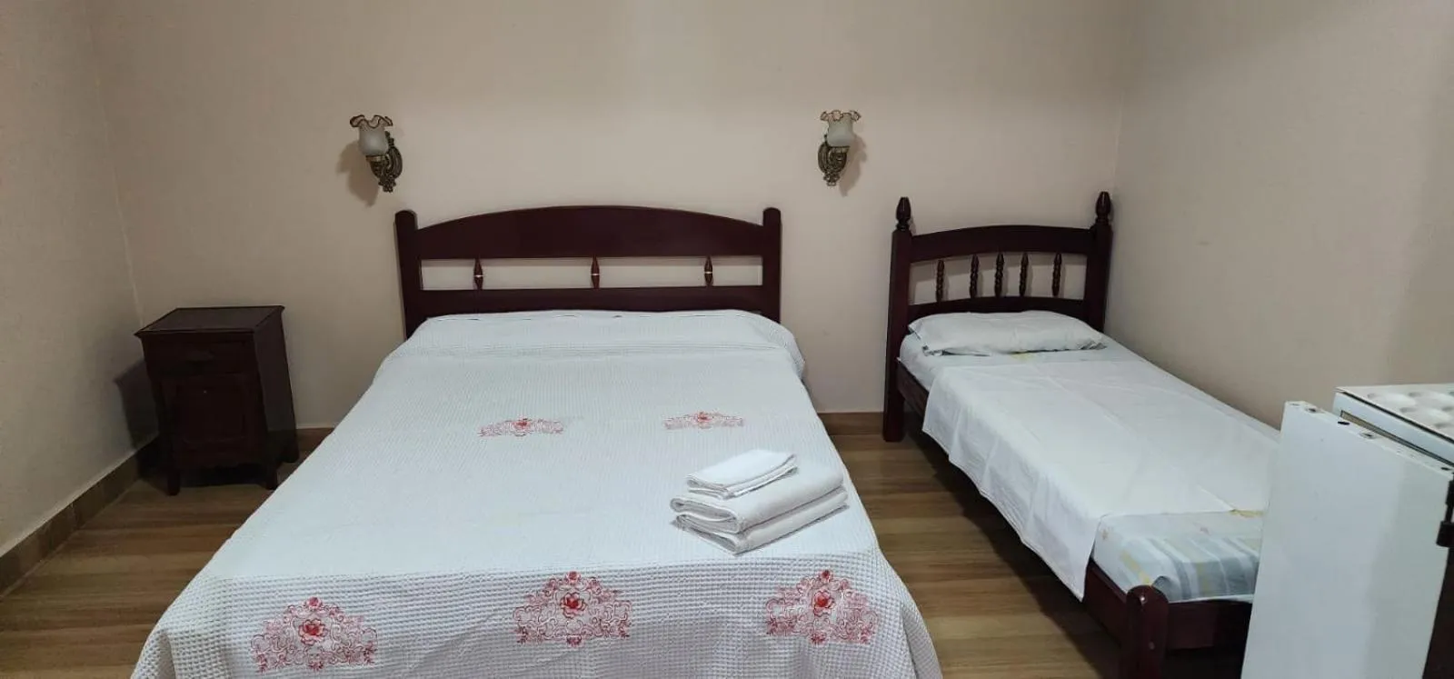 Bed in Hotel Floresta