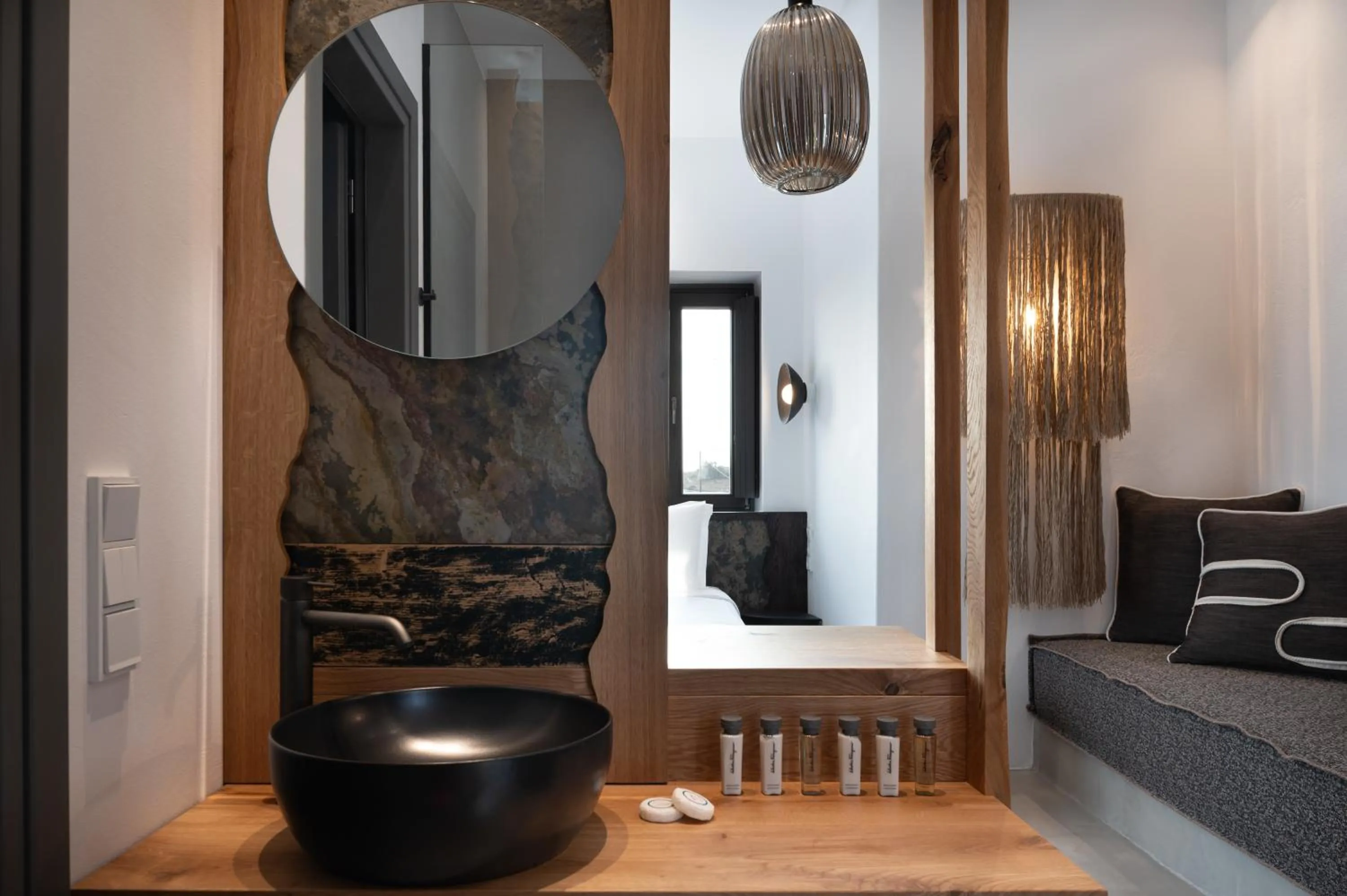 Bathroom in Kosmitis Suites & Villas