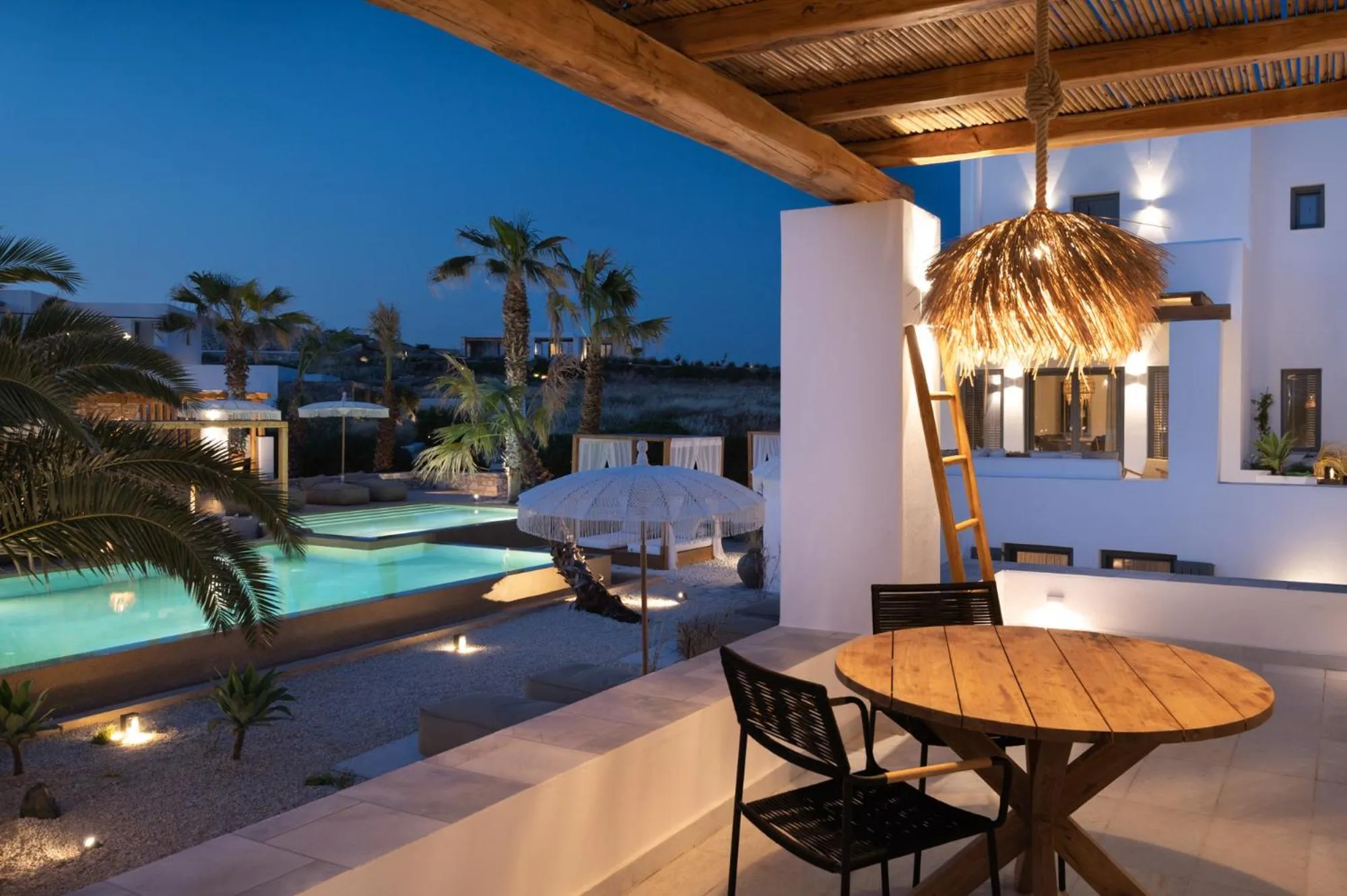 Pool view in Kosmitis Suites & Villas