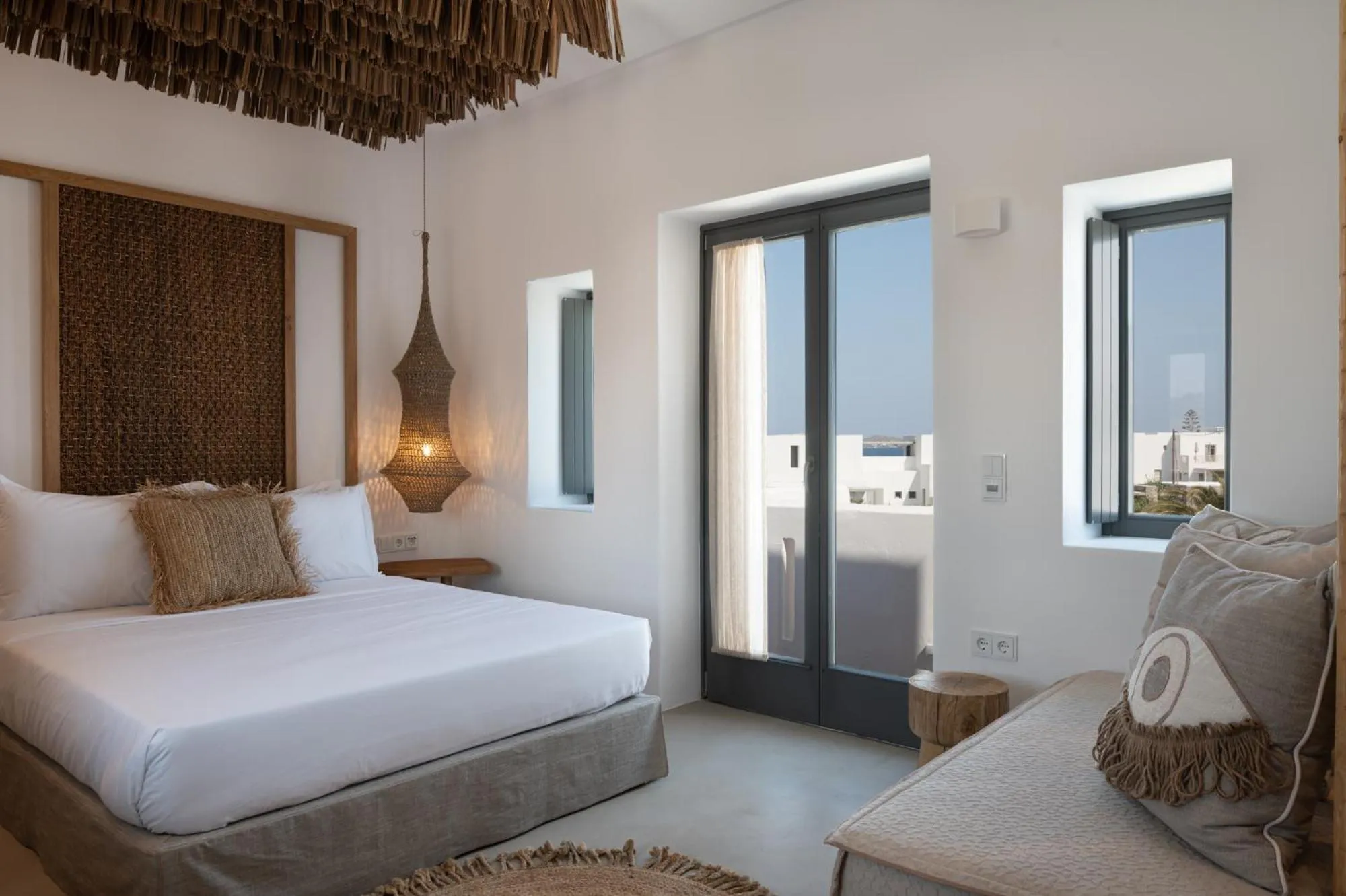 Photo of the whole room, Bed in Kosmitis Suites & Villas