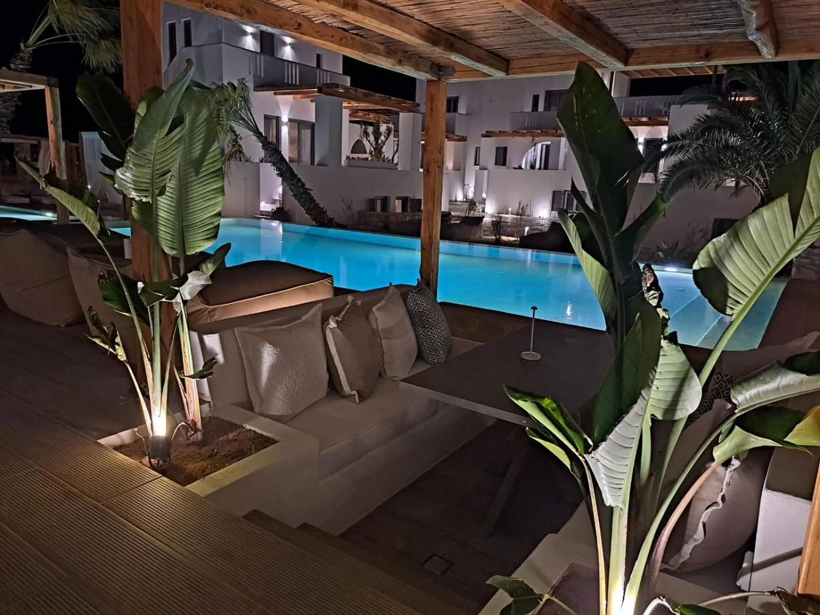 Seating area in Kosmitis Suites & Villas