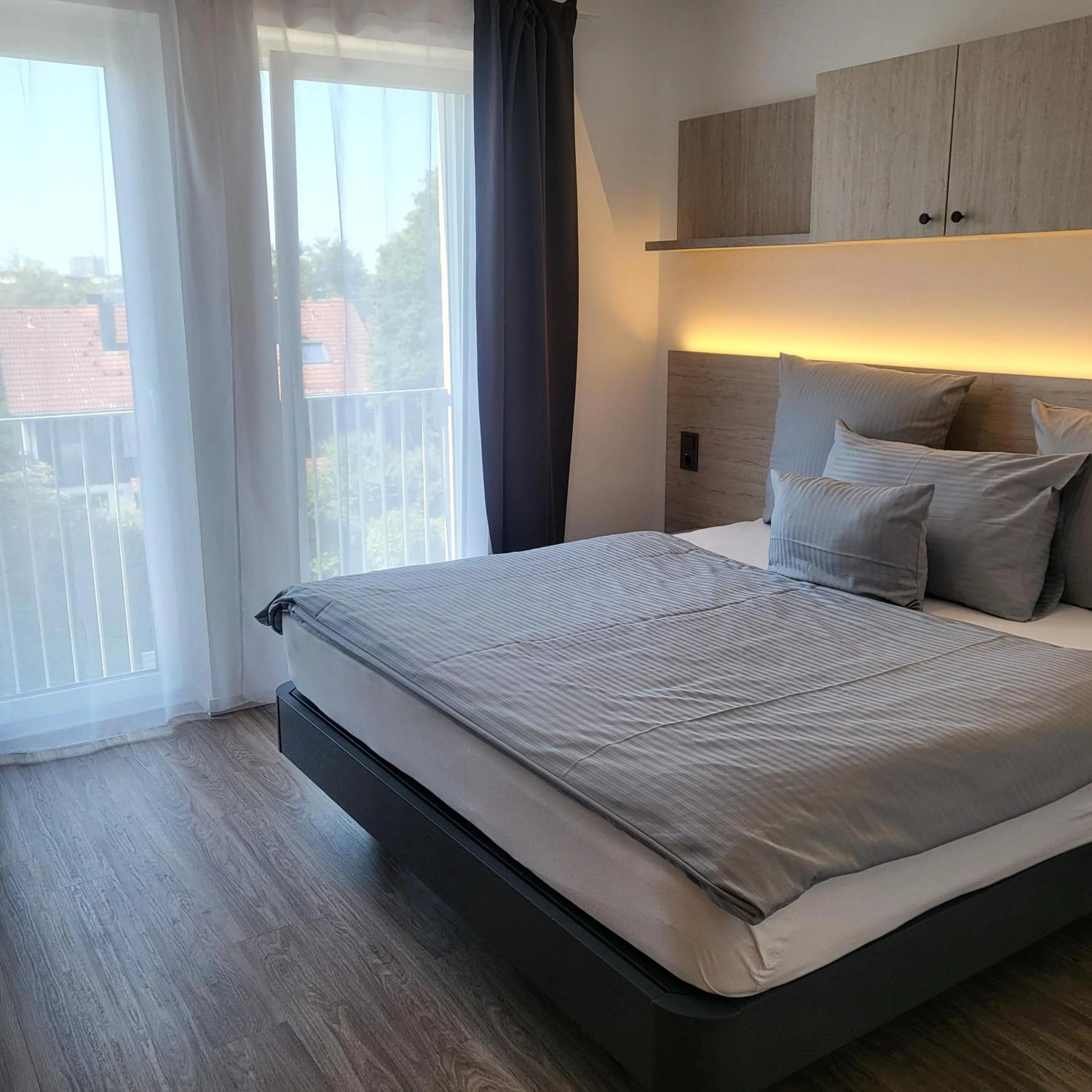 Bedroom, Bed in Bader Aparthotel