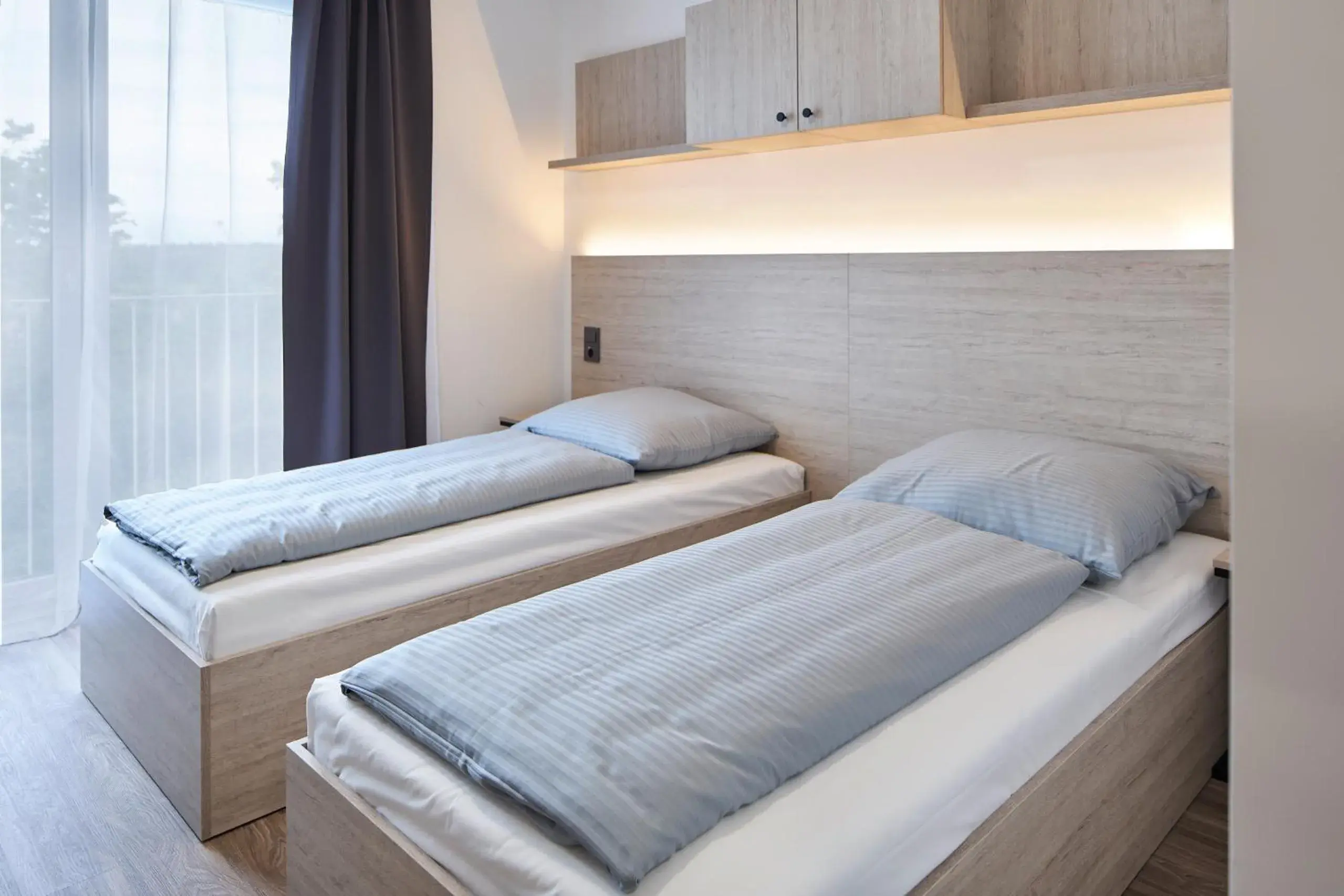 Bed in Bader Aparthotel Bed in Bader Aparthotel