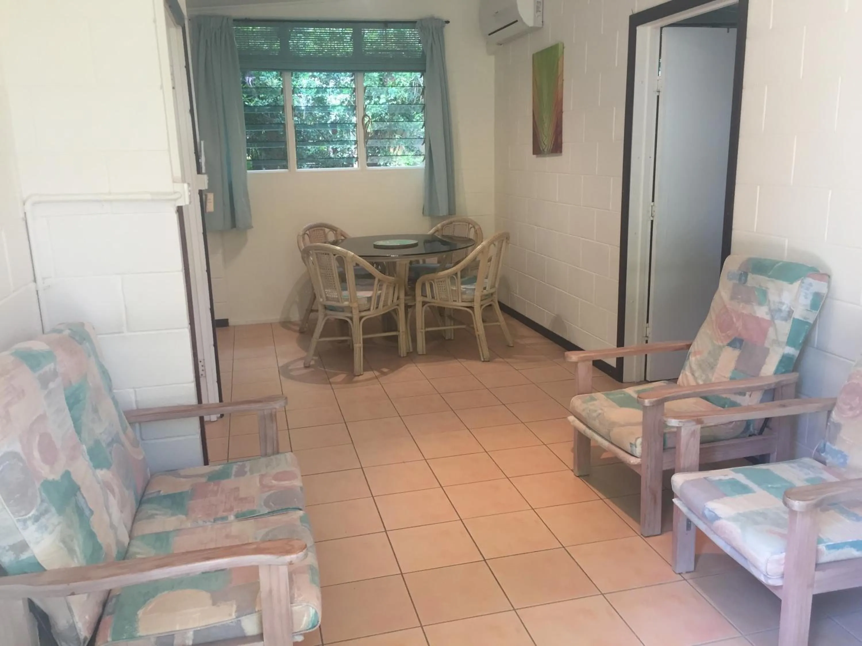 Living room in Shambhala Retreat Magnetic Island Cottages