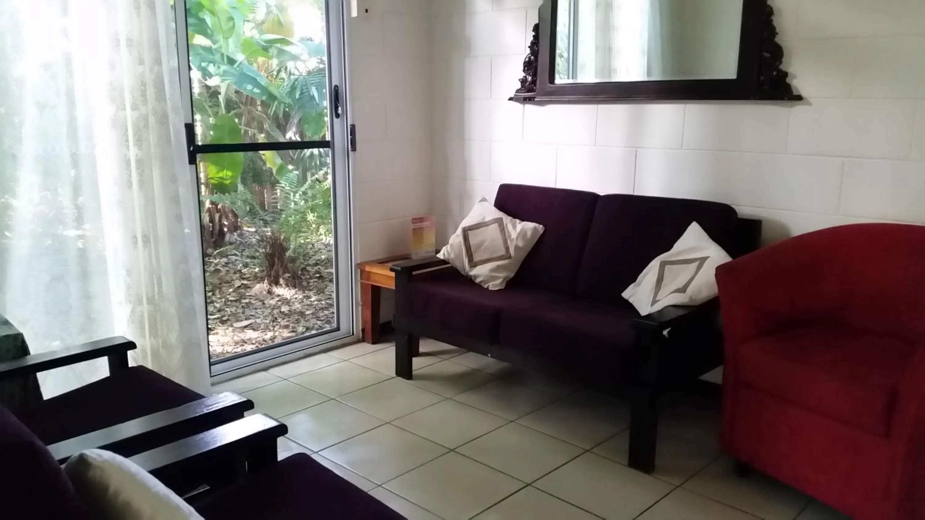 Living room in Shambhala Retreat Magnetic Island Cottages