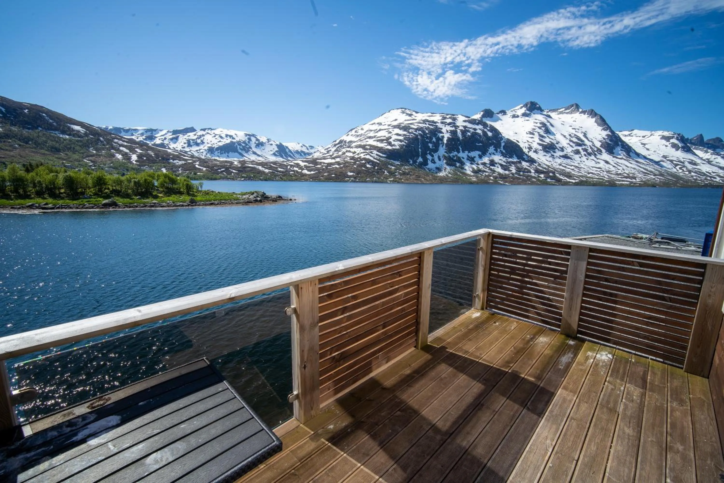 Balcony/Terrace in Ersfjordbotn Brygge