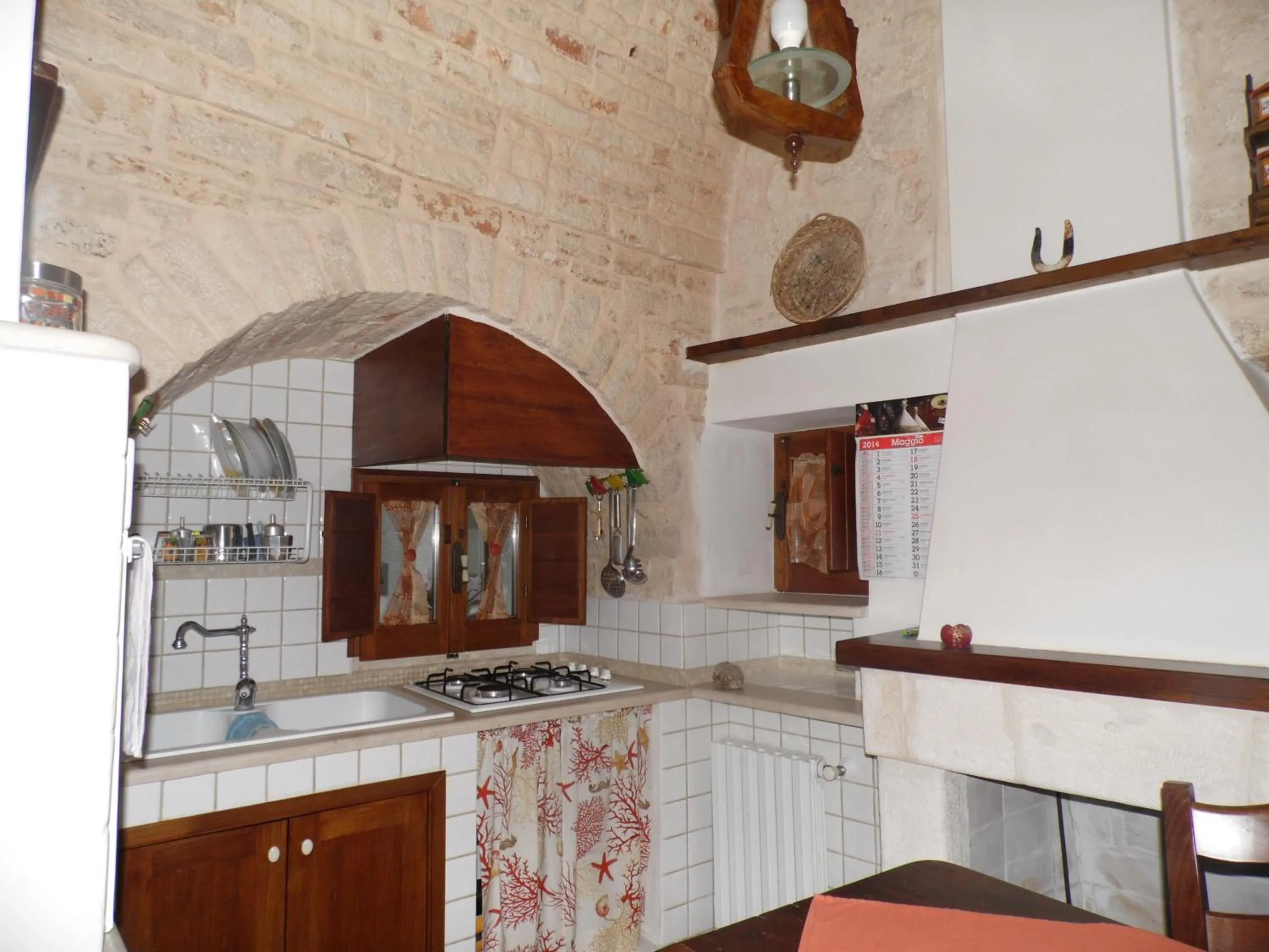 Communal kitchen in Trulli migrado