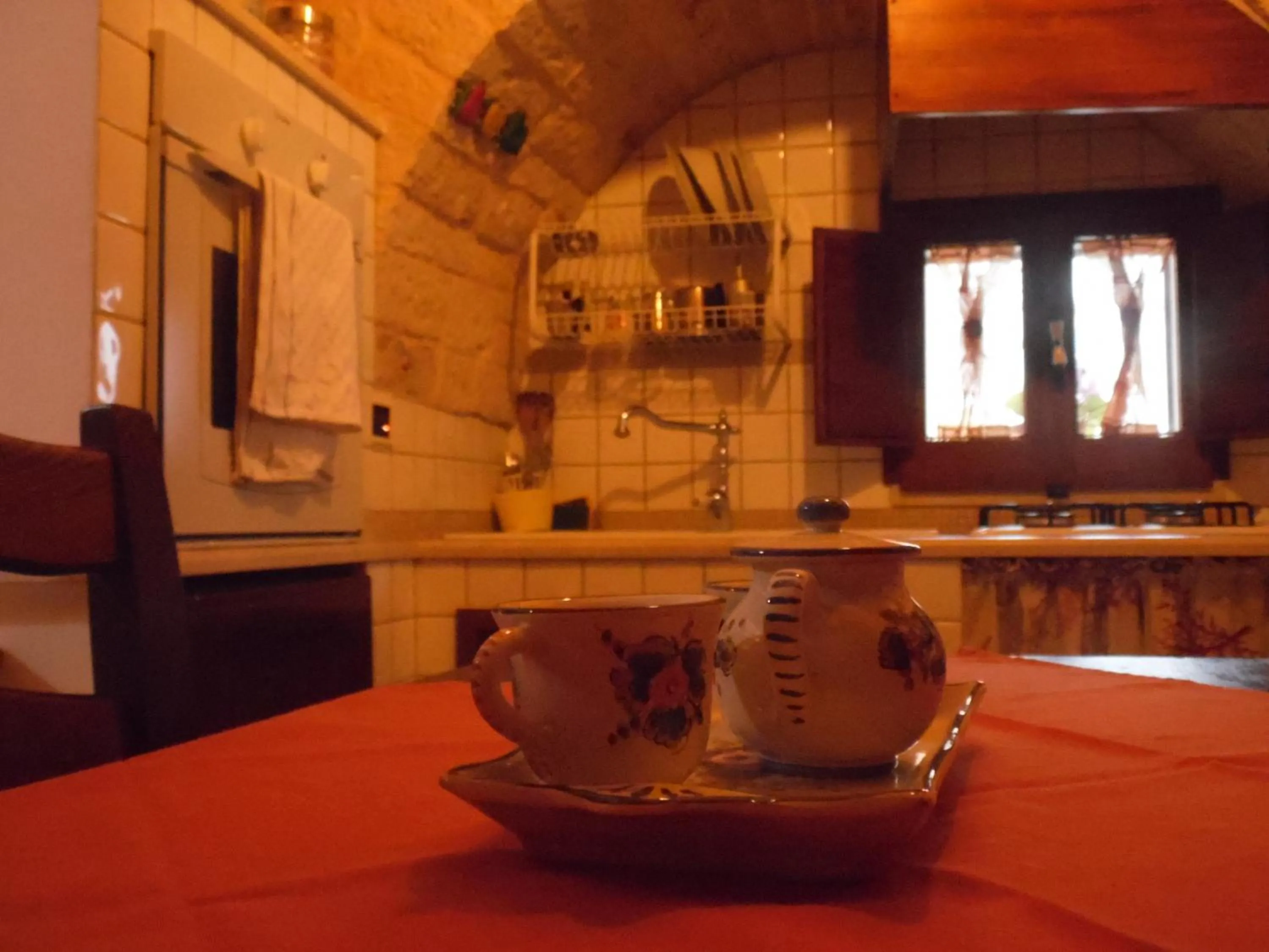 Communal kitchen in Trulli migrado
