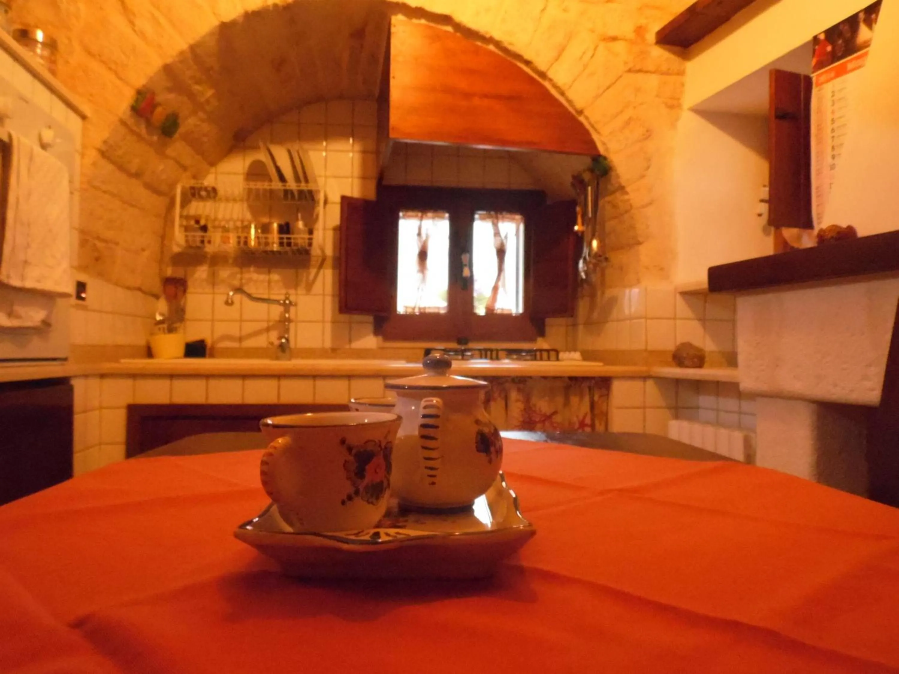Communal kitchen in Trulli migrado
