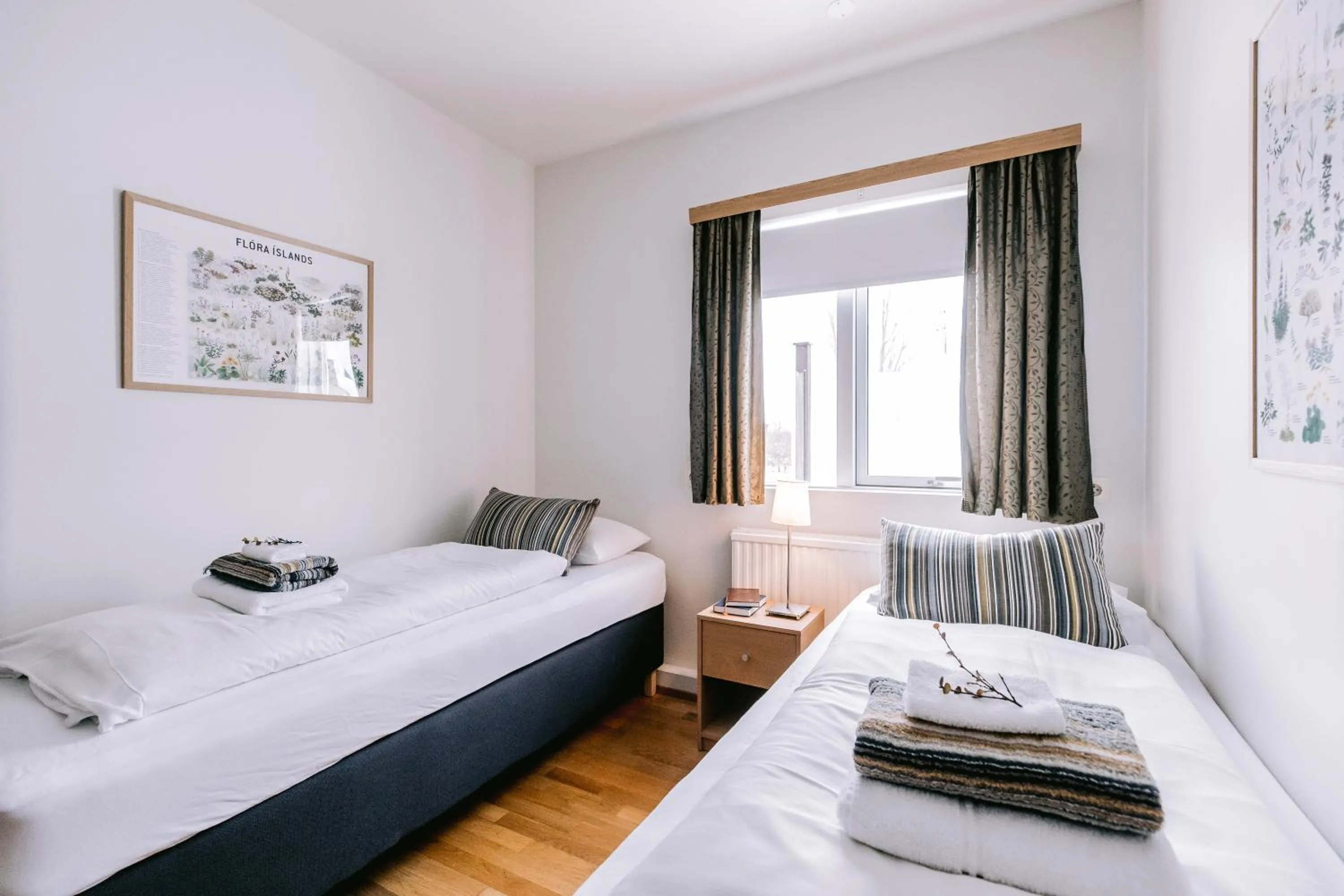 Bed in Eldá Guesthouse