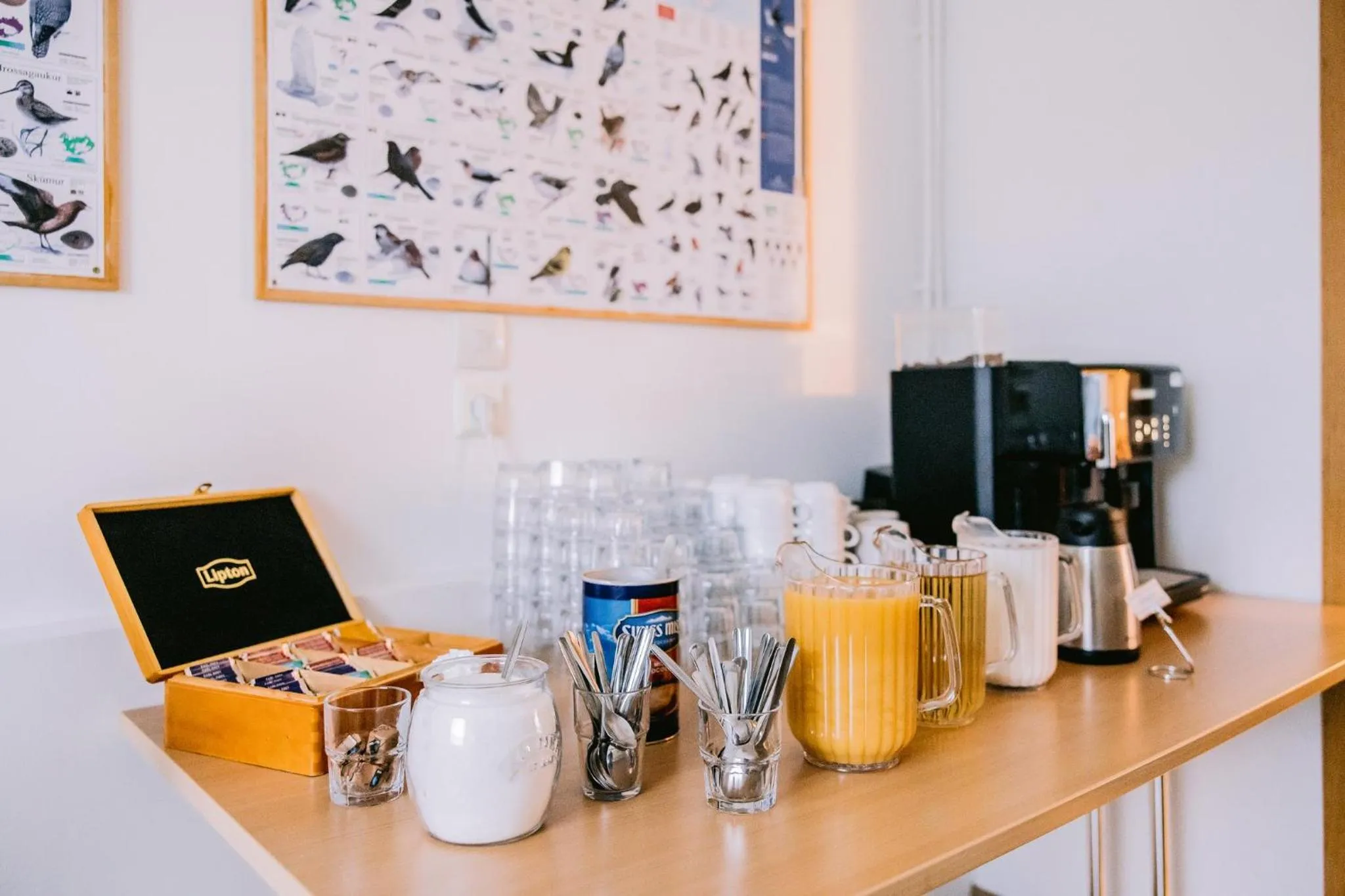 Buffet breakfast in Eldá Guesthouse