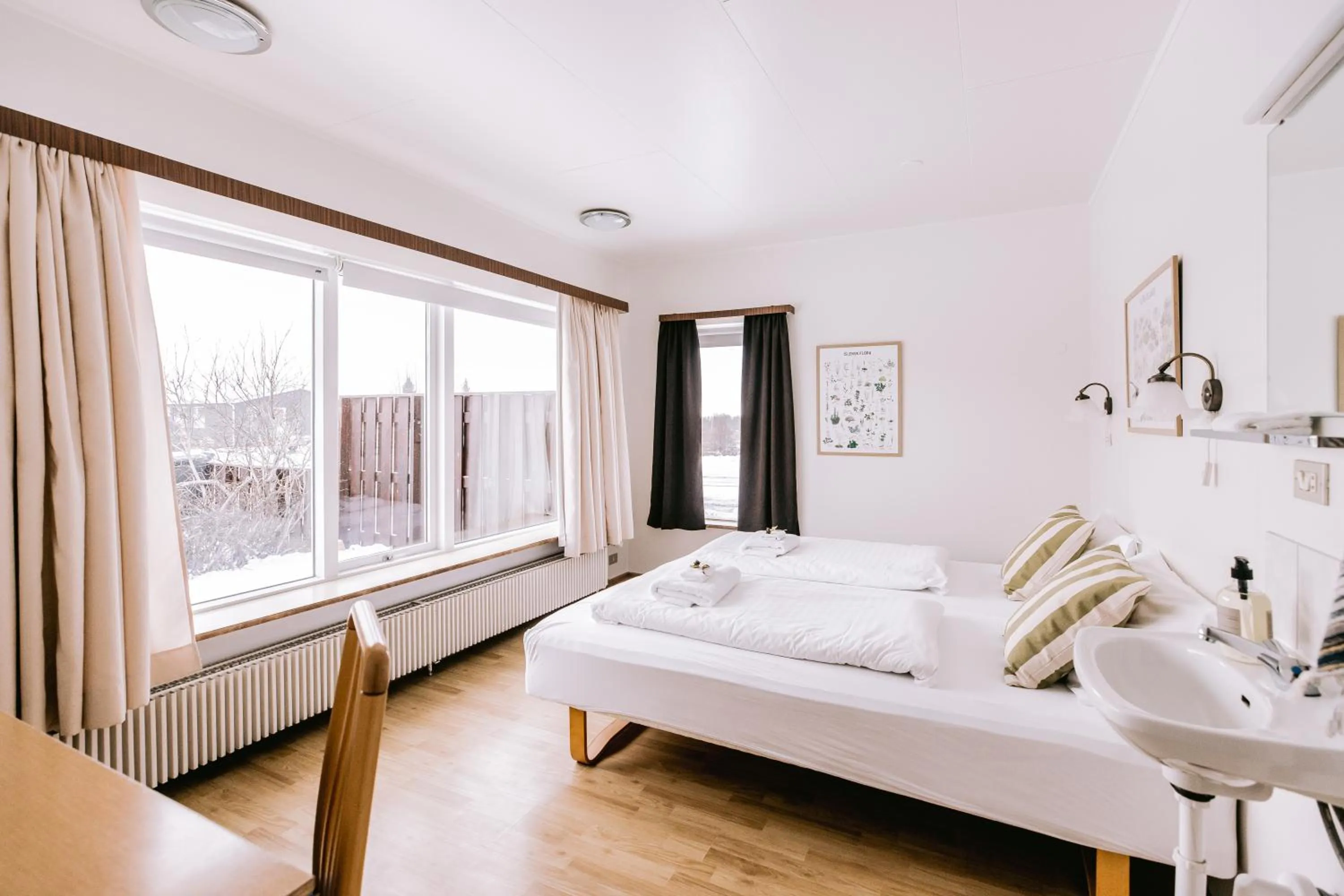 Bed in Eldá Guesthouse