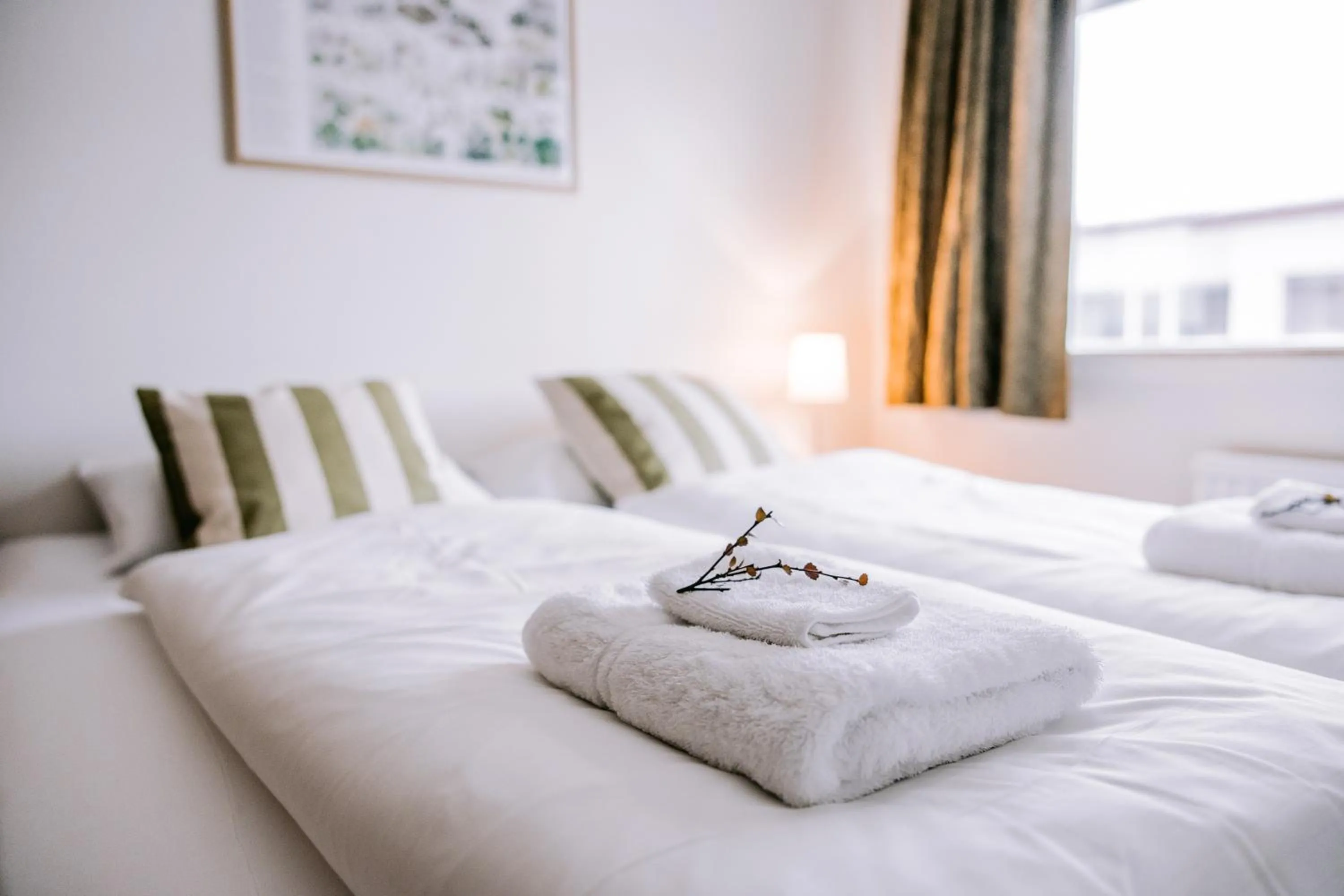 Bed in Eldá Guesthouse