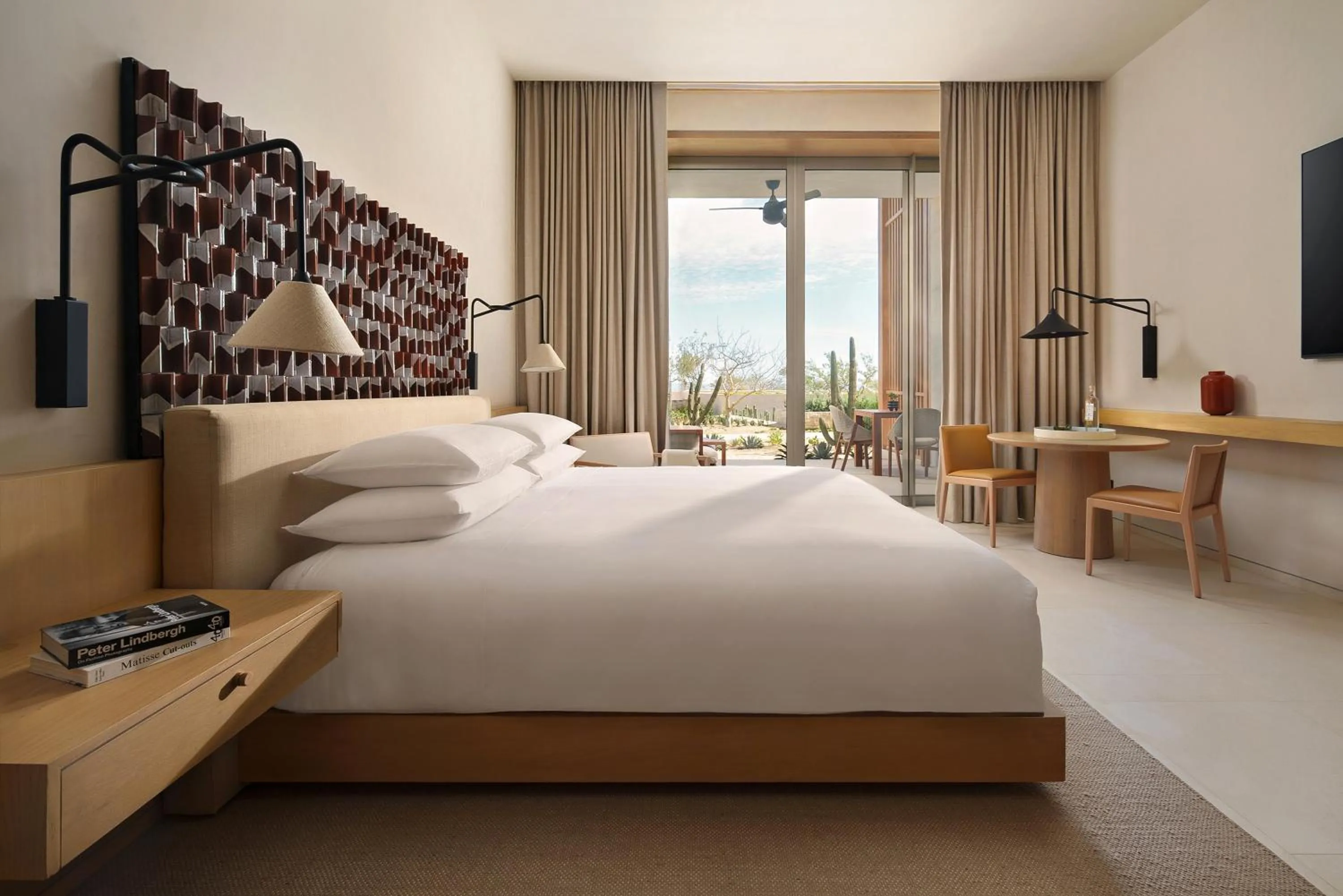King Room with One King Bed with Terrace and Ocean View in Park Hyatt Cabo Del Sol