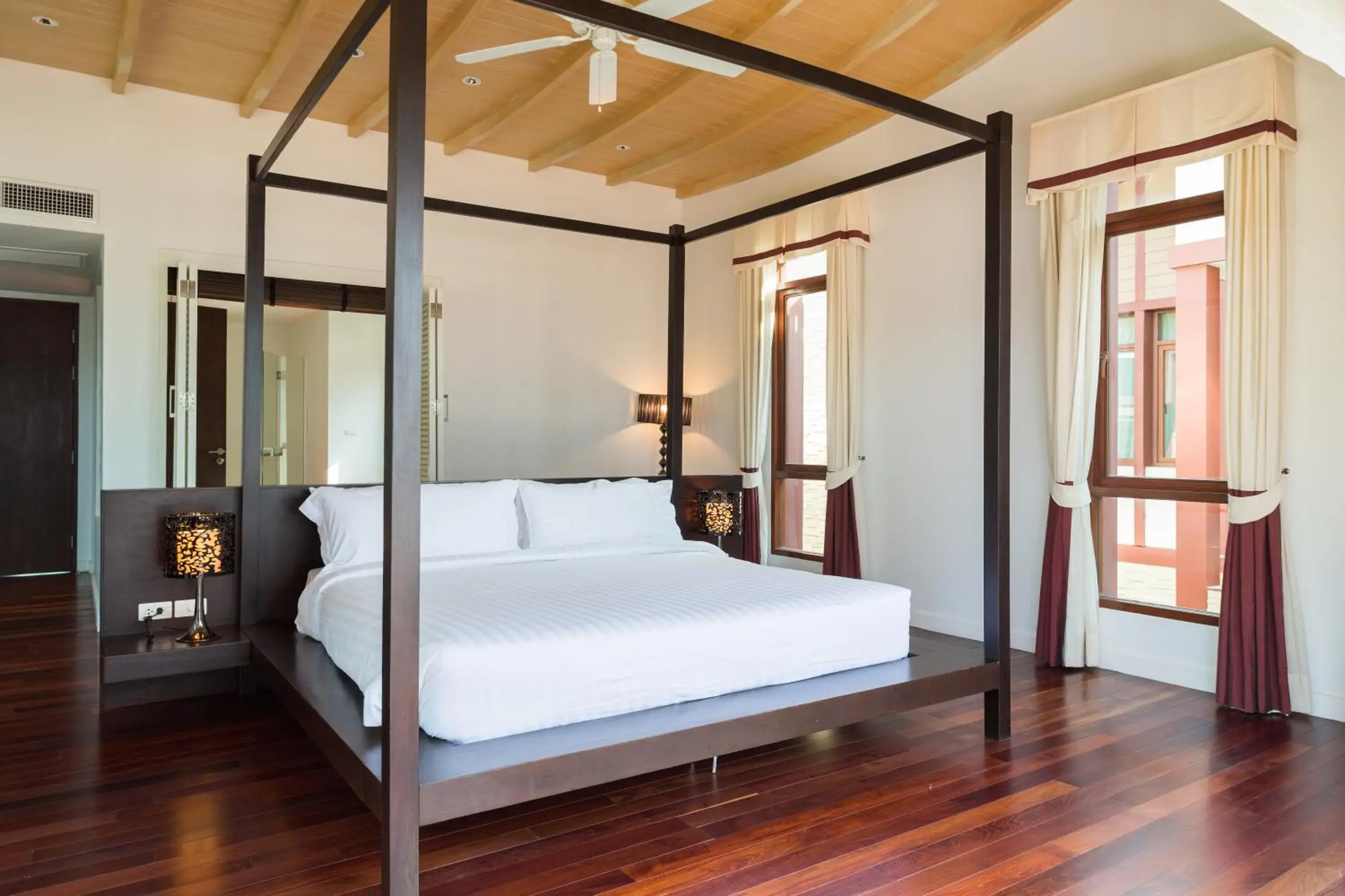 Bedroom, Bed in Amatapura Beachfront Villa 15, SHA Certified Bedroom, Bed in Amatapura Beachfront Villa 15, SHA Certified