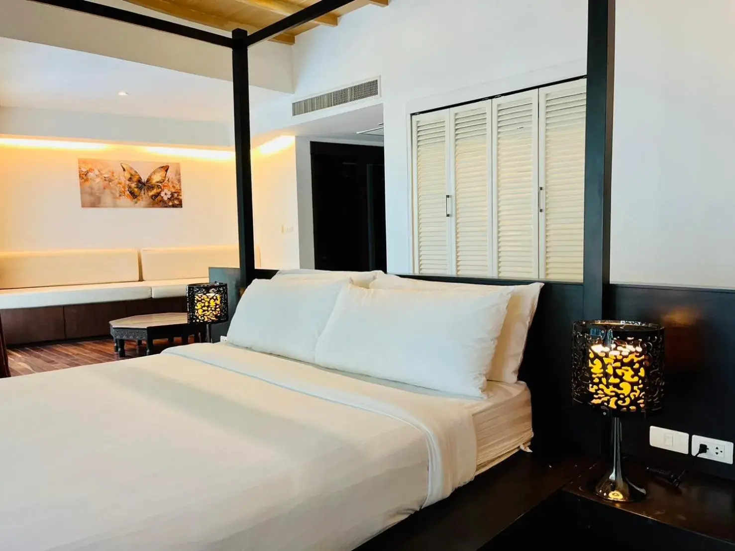 Bedroom, Bed in Amatapura Beachfront Villa 15, SHA Certified Bedroom, Bed in Amatapura Beachfront Villa 15, SHA Certified