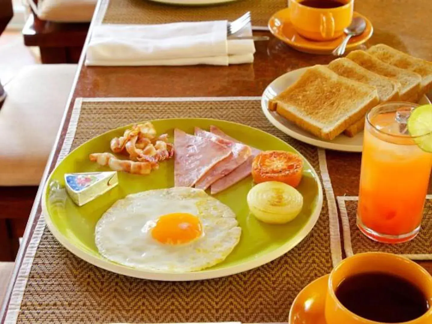 American breakfast in Amatapura Beachfront Villa 15, SHA Certified American breakfast in Amatapura Beachfront Villa 15, SHA Certified