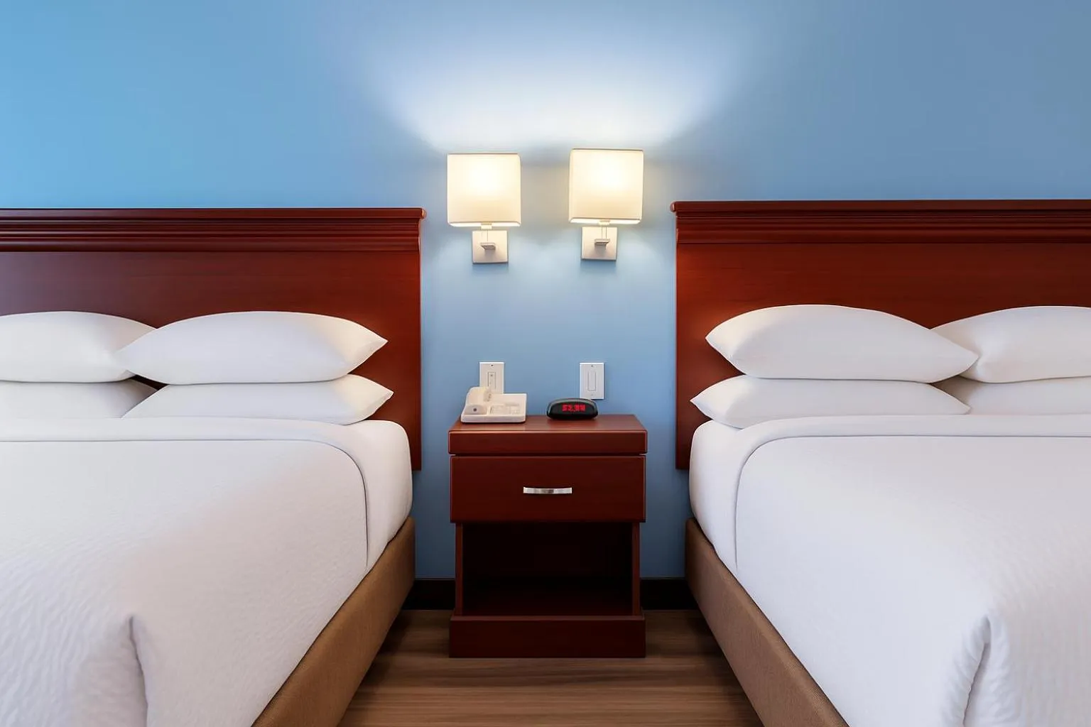 Bed in Signature Stay Inn & Suites - Downtown Hamilton