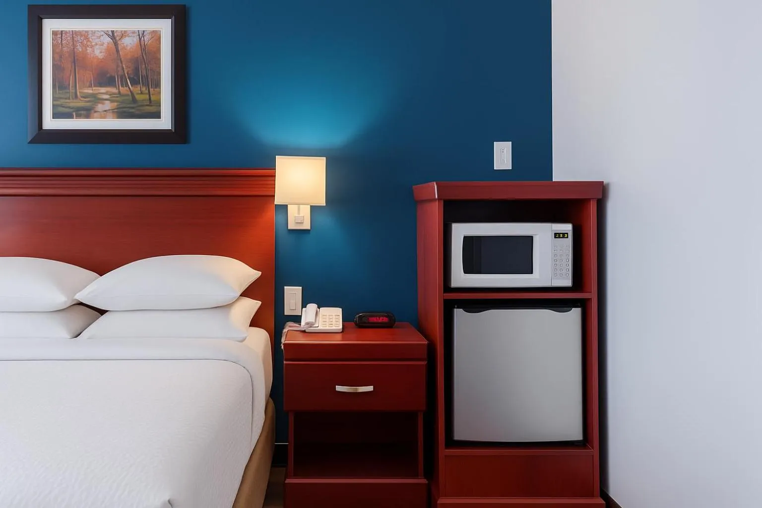 Bed in Signature Stay Inn & Suites - Downtown Hamilton