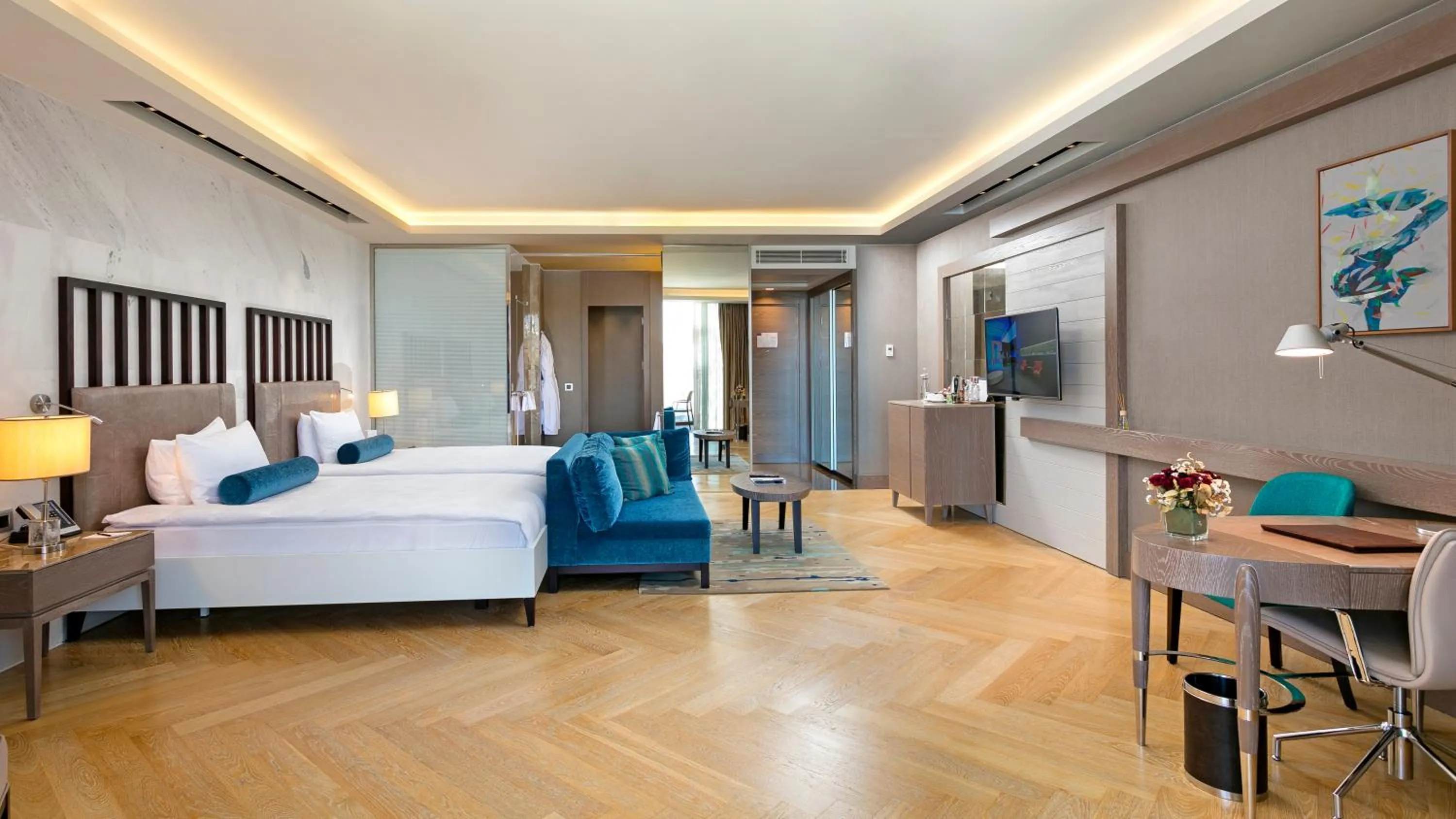 Photo of the whole room, Bed in Sirene Luxury Hotel Bodrum