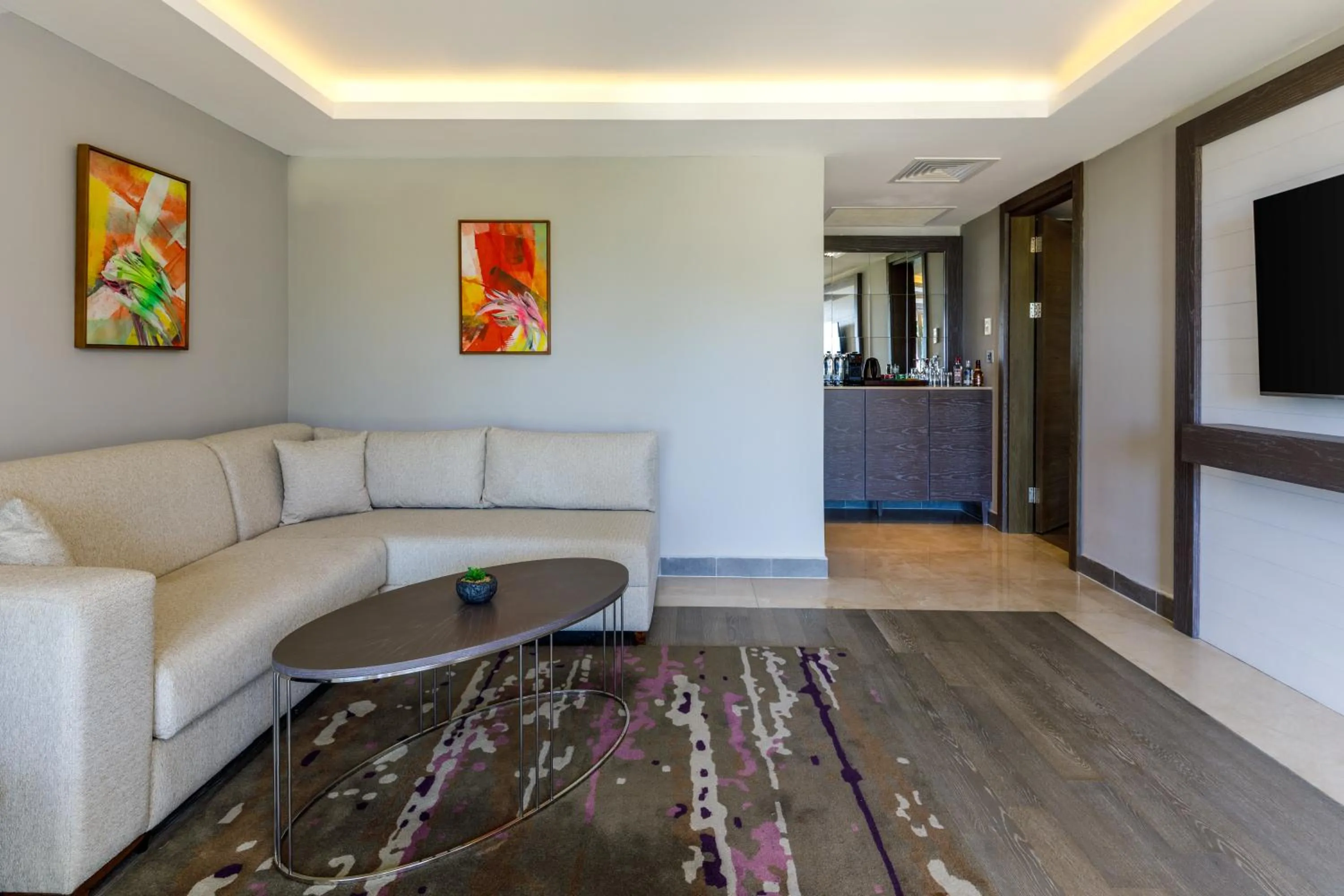 Communal lounge/ TV room in Sirene Luxury Hotel Bodrum