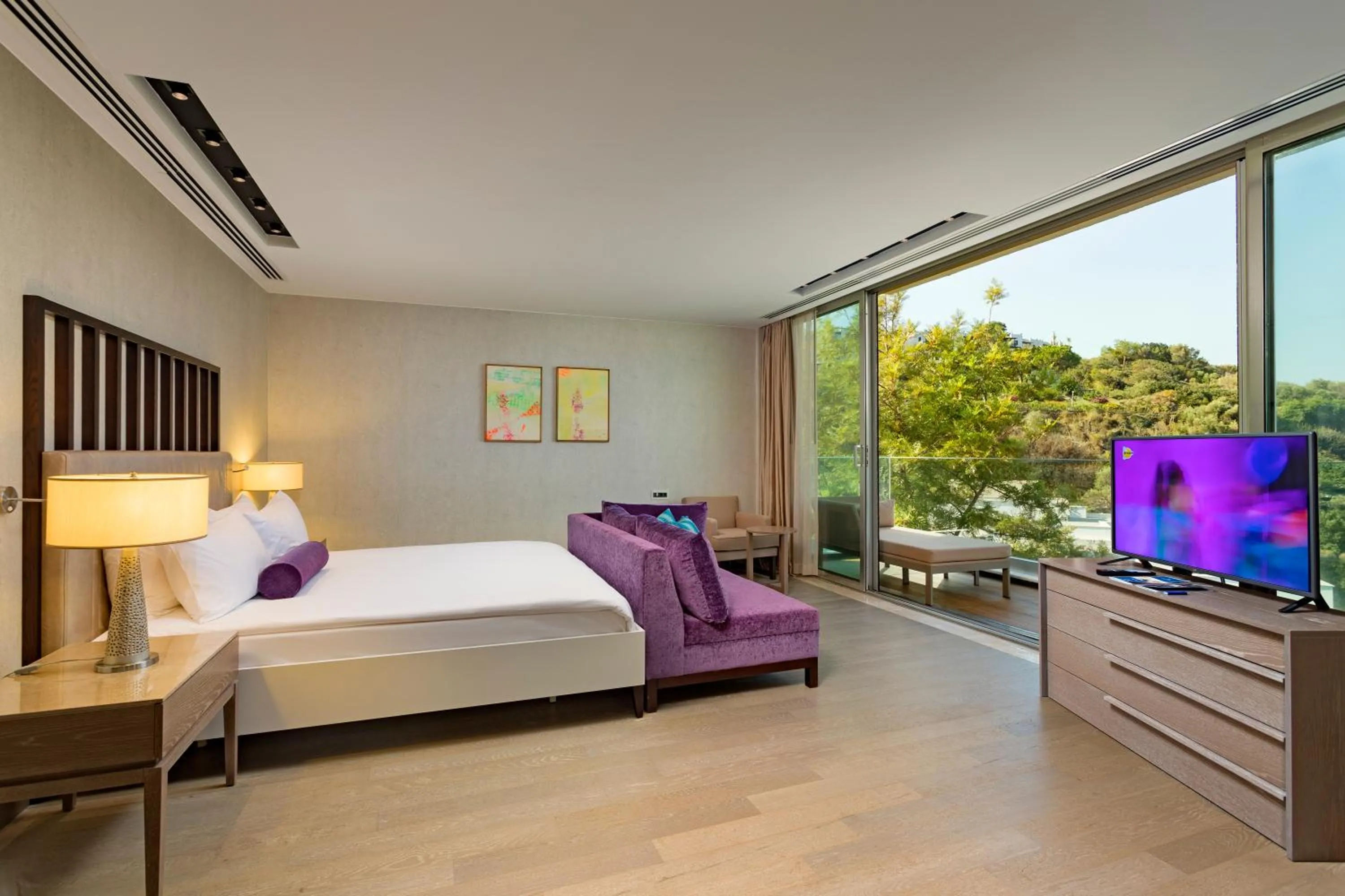 Garden, Bed in Sirene Luxury Hotel Bodrum