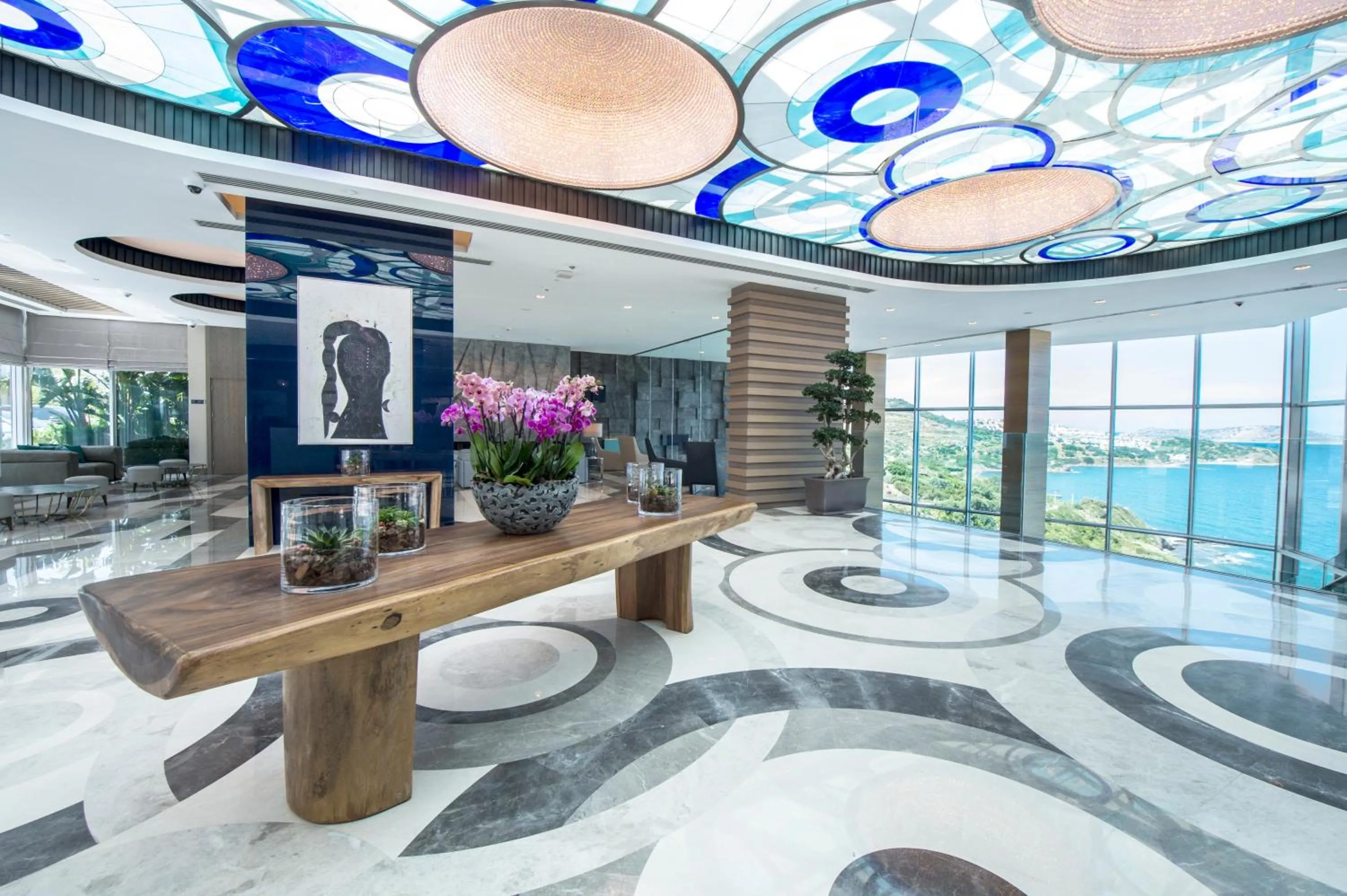 Lobby or reception in Sirene Luxury Hotel Bodrum