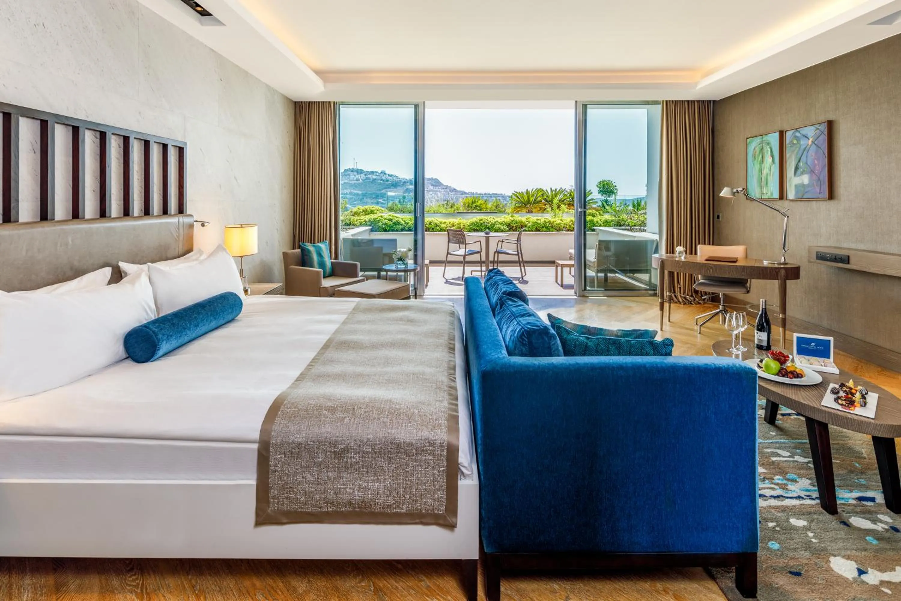 Bed in Sirene Luxury Hotel Bodrum