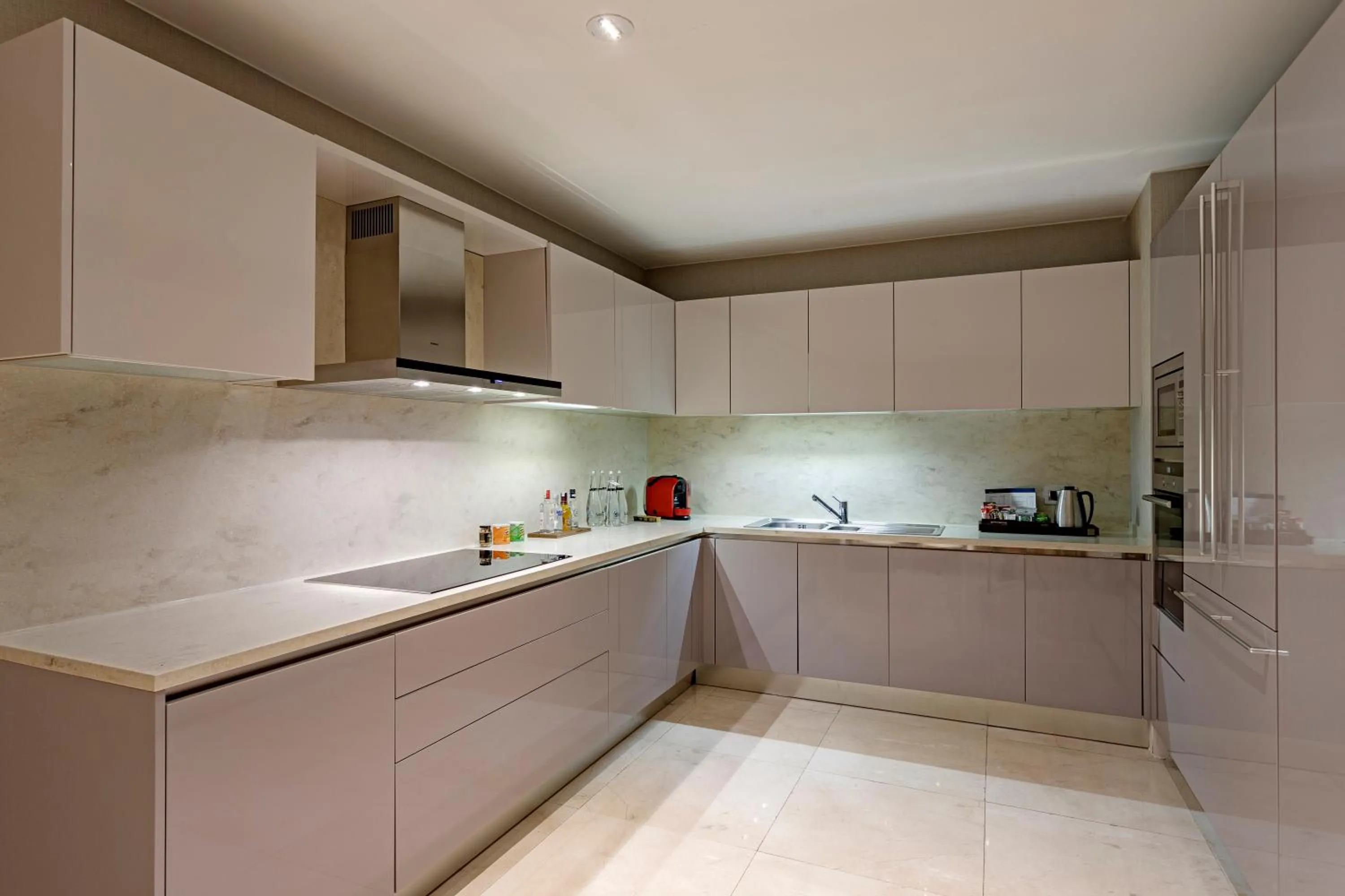 Kitchen or kitchenette in Sirene Luxury Hotel Bodrum
