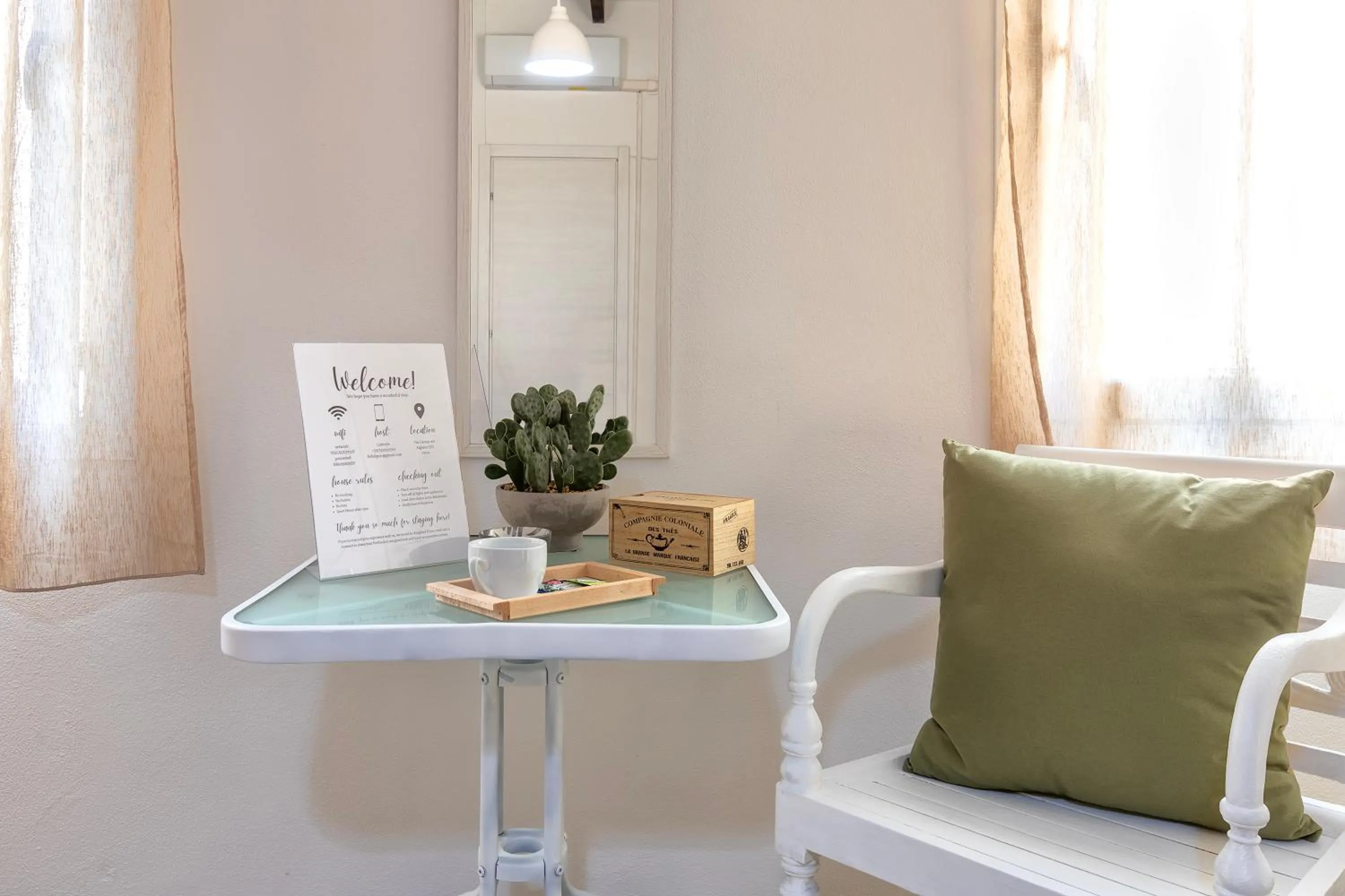 Decorative detail in Alguer Guest House