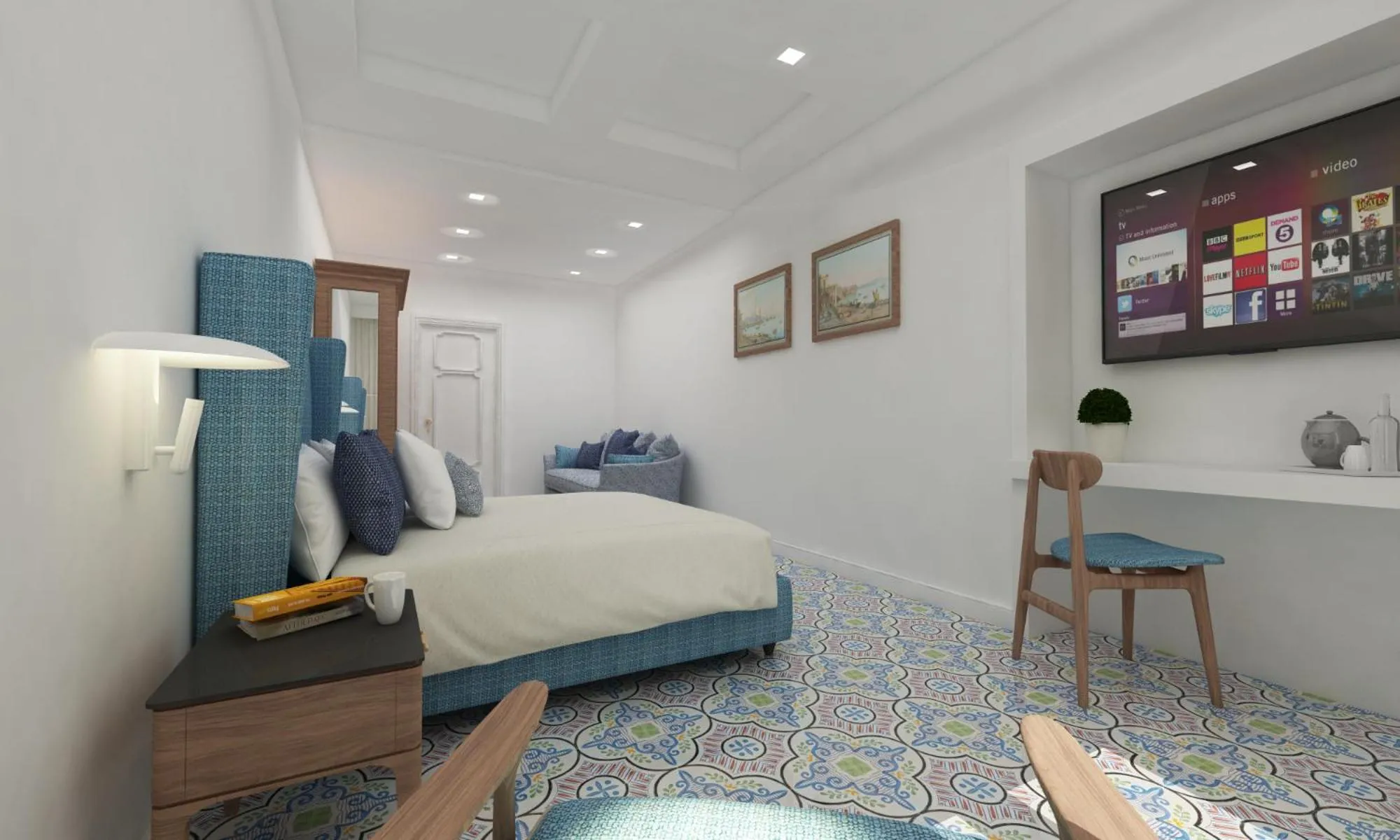 Bed in Palazzo Gargiulo Luxury Rooms & Suites