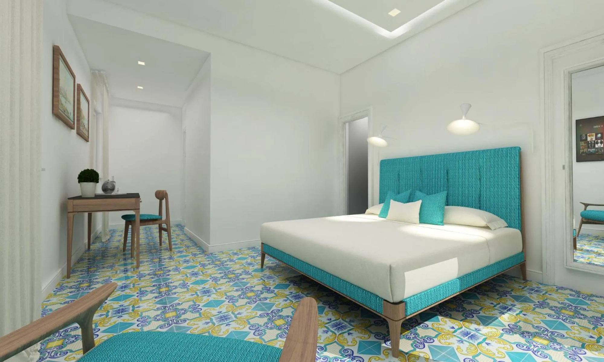 Bed in Palazzo Gargiulo Luxury Rooms & Suites