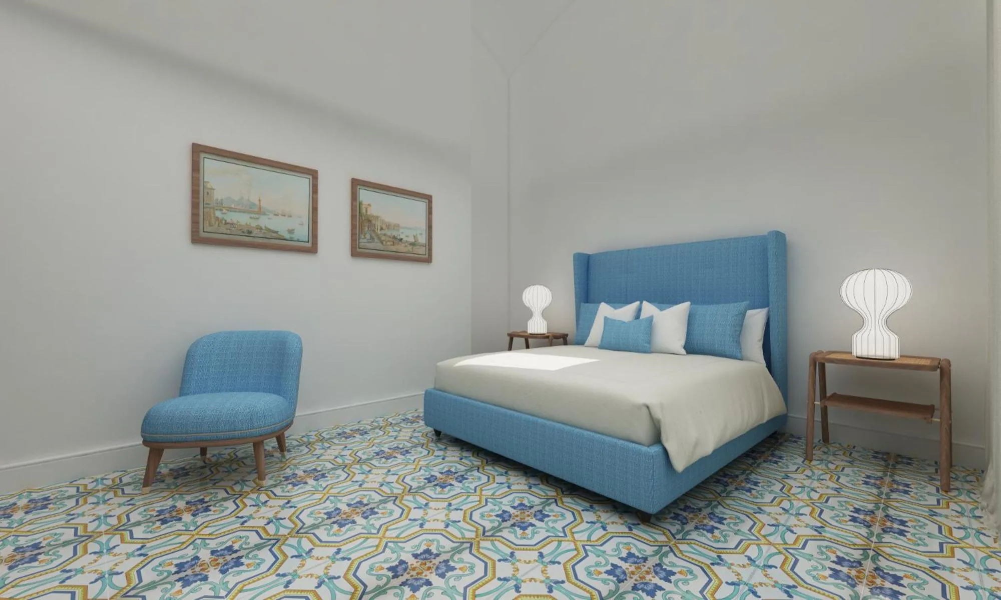 Bed in Palazzo Gargiulo Luxury Rooms & Suites