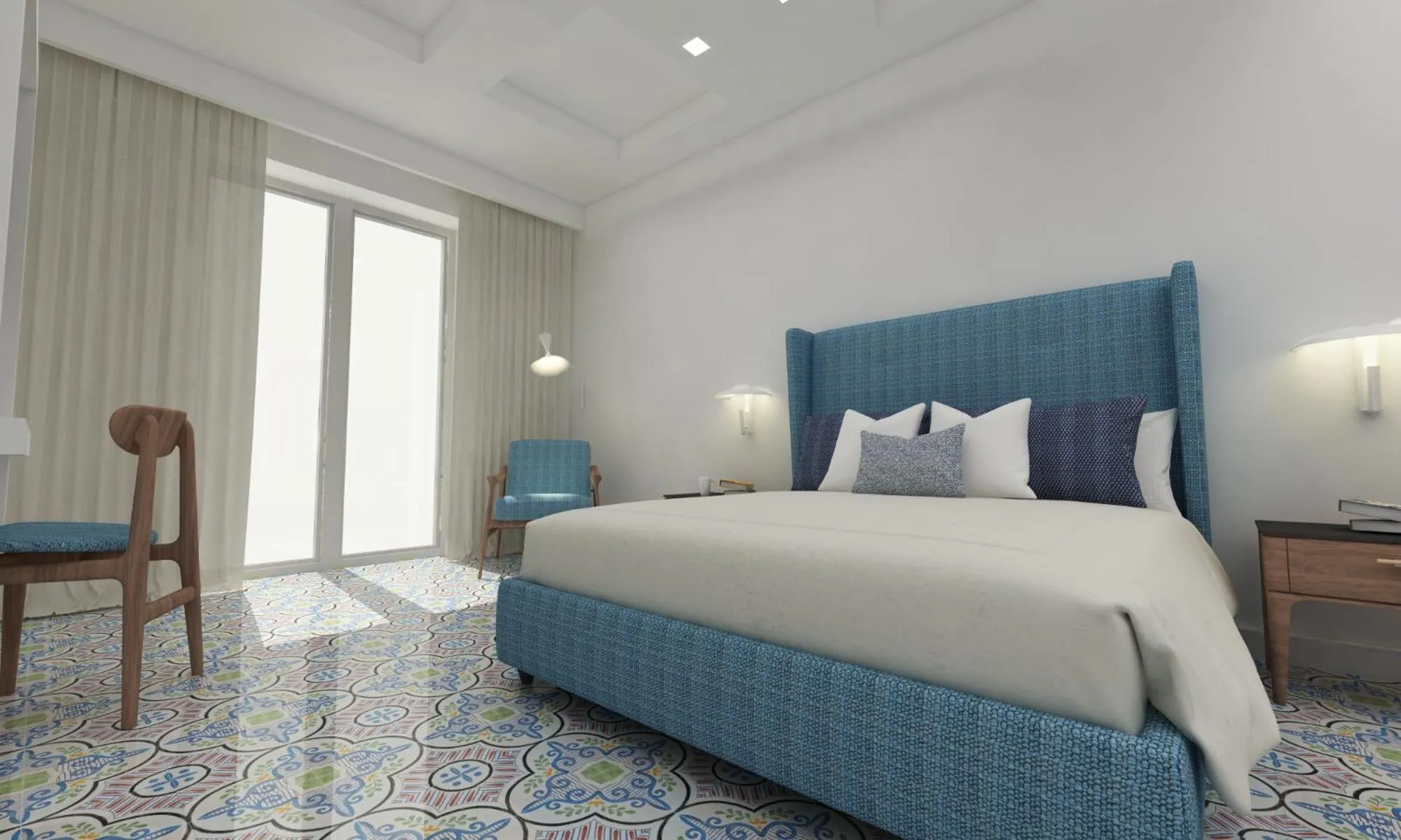 Bed in Palazzo Gargiulo Luxury Rooms & Suites