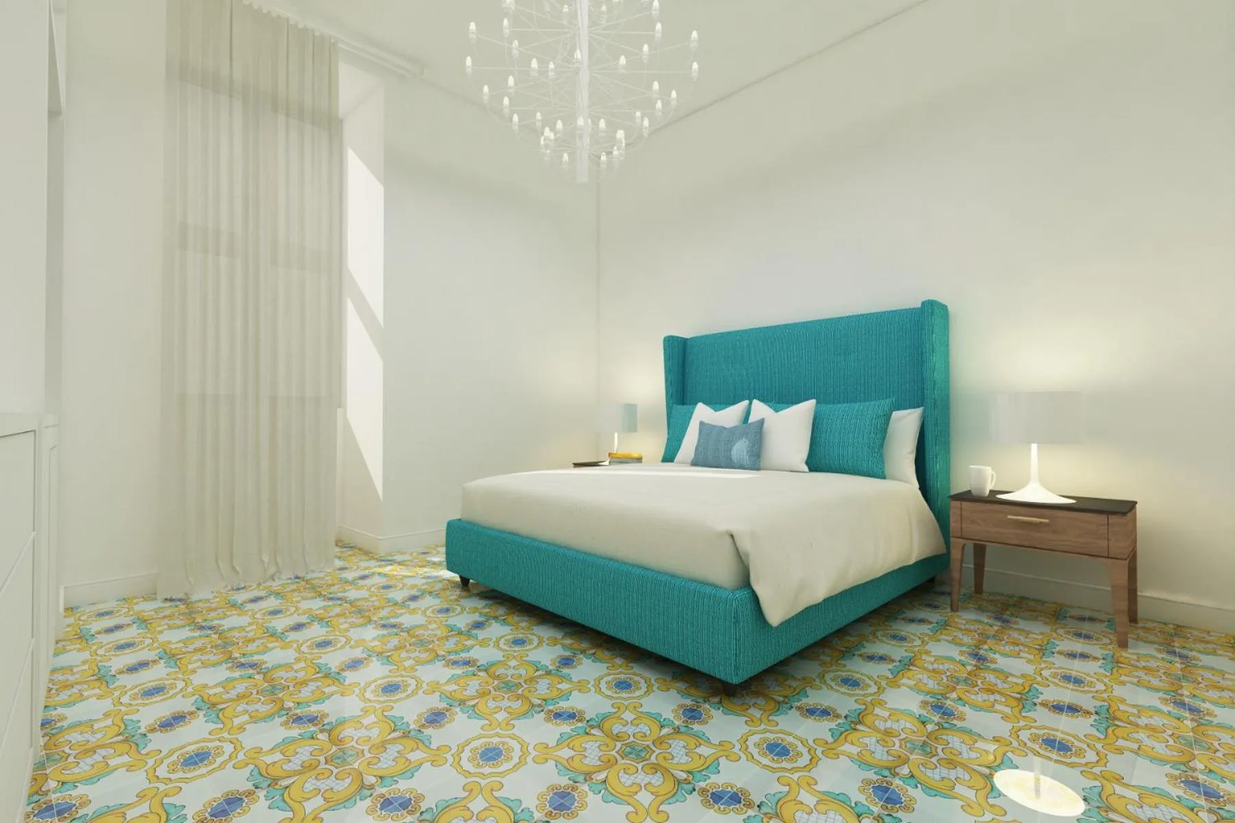 Bed in Palazzo Gargiulo Luxury Rooms & Suites