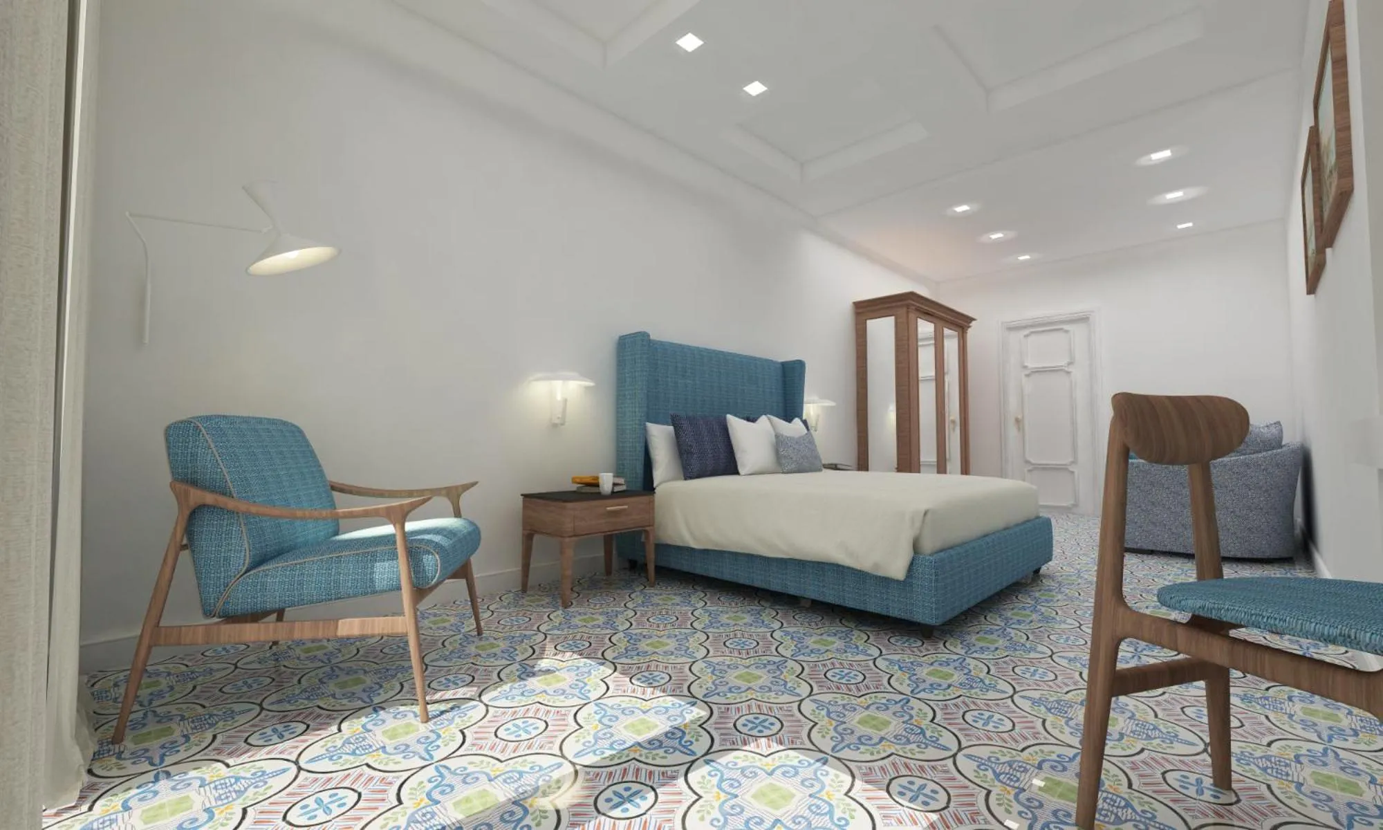 Bed in Palazzo Gargiulo Luxury Rooms & Suites