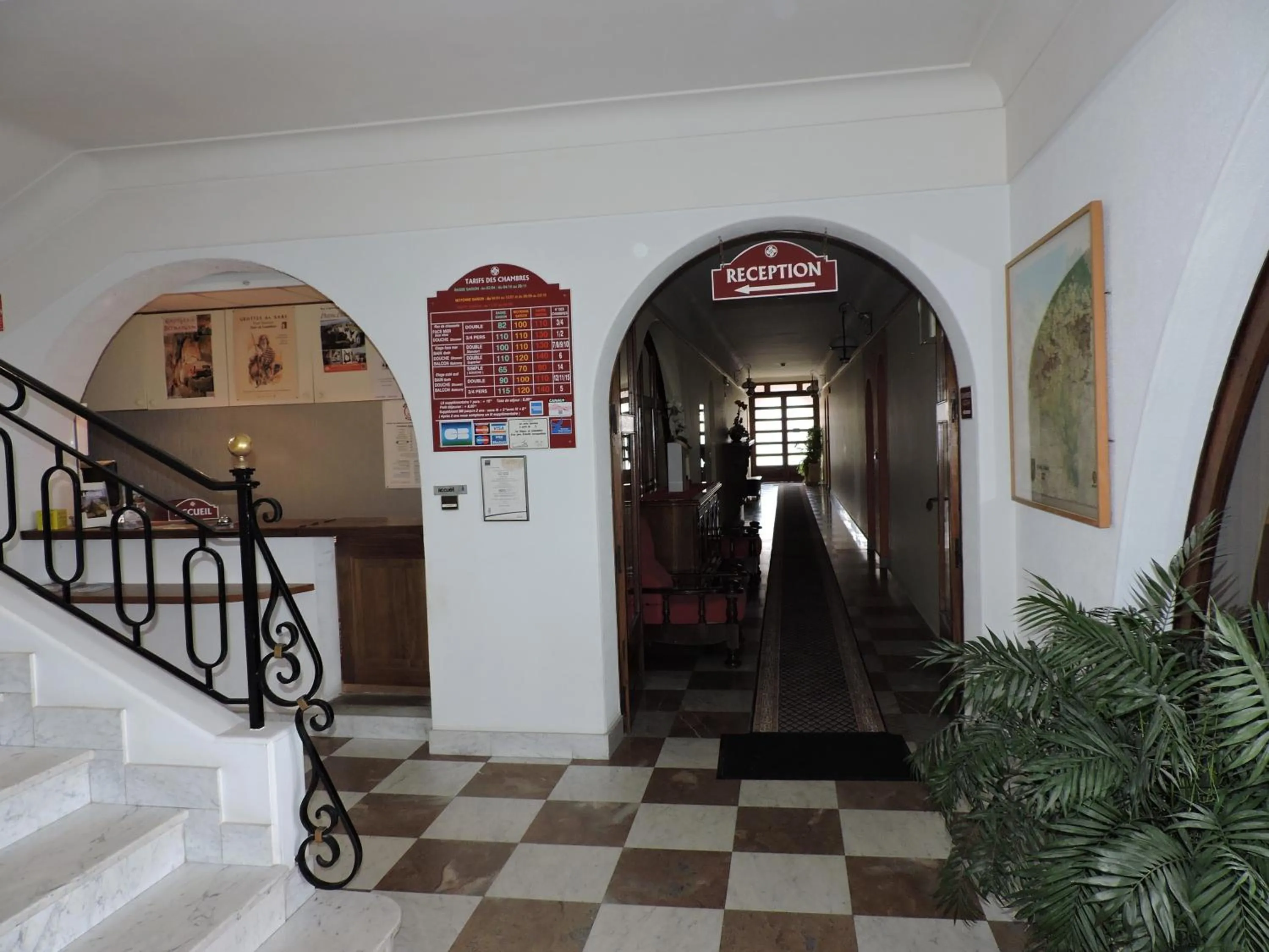 Decorative detail in Hotel Uhainak