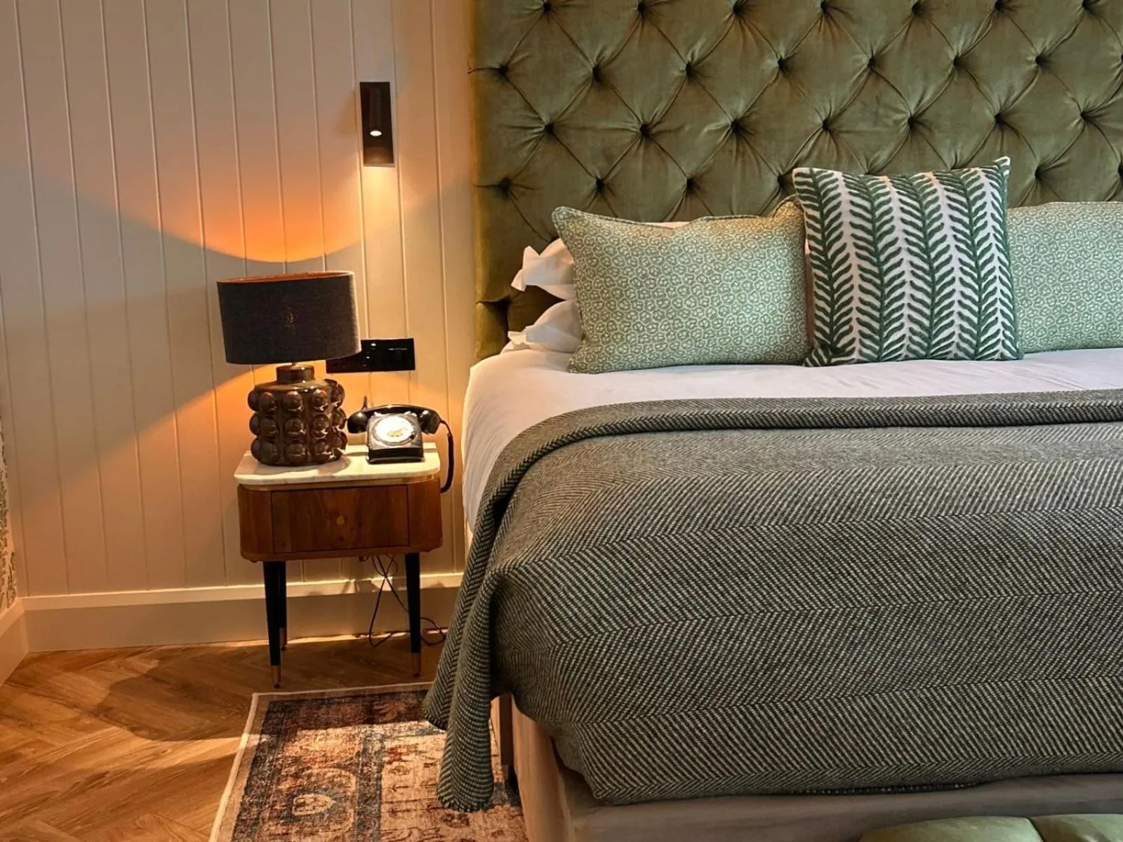 Bed in The Ashe Hotel