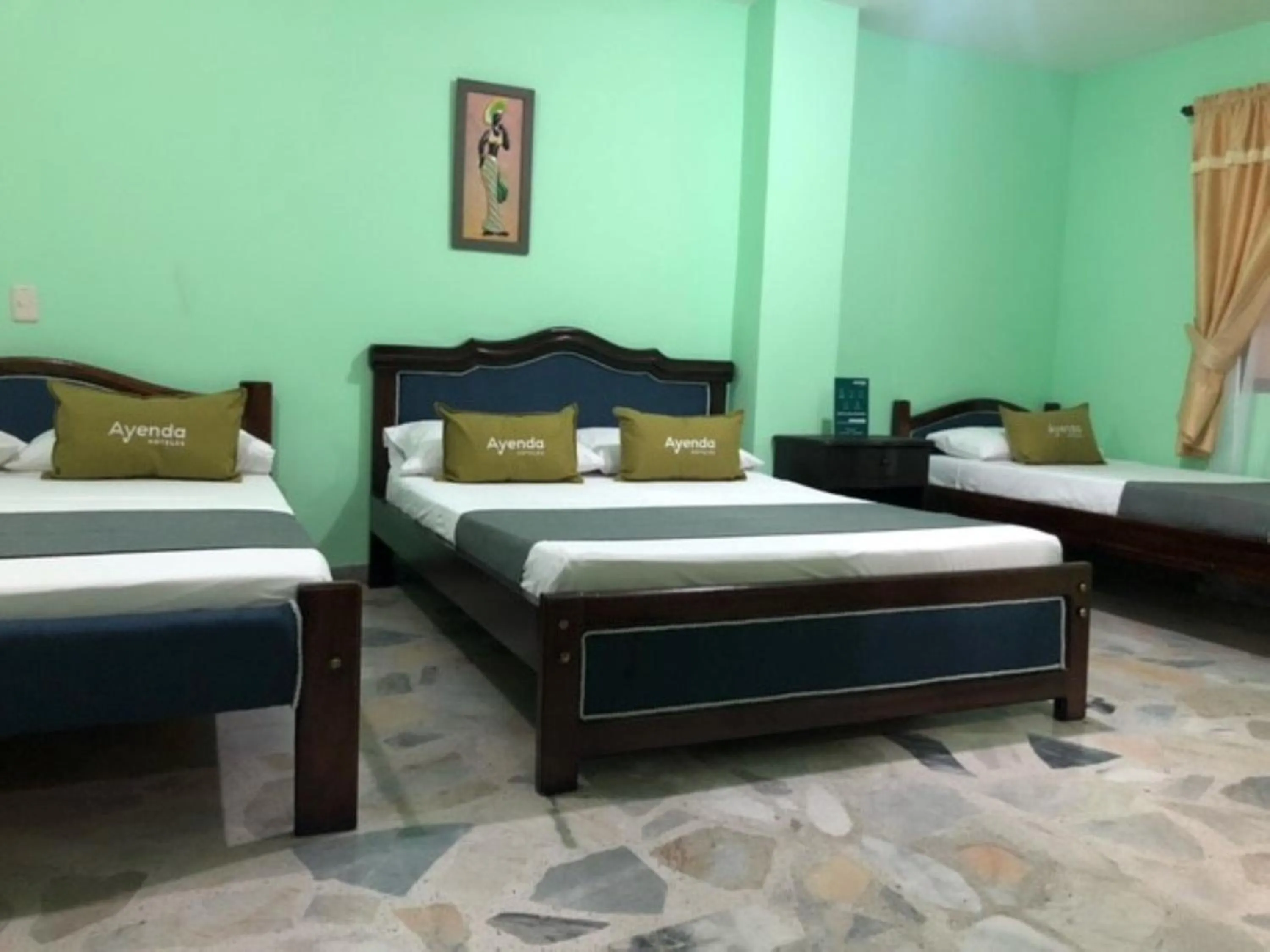 Bed in Hotel El Bosque