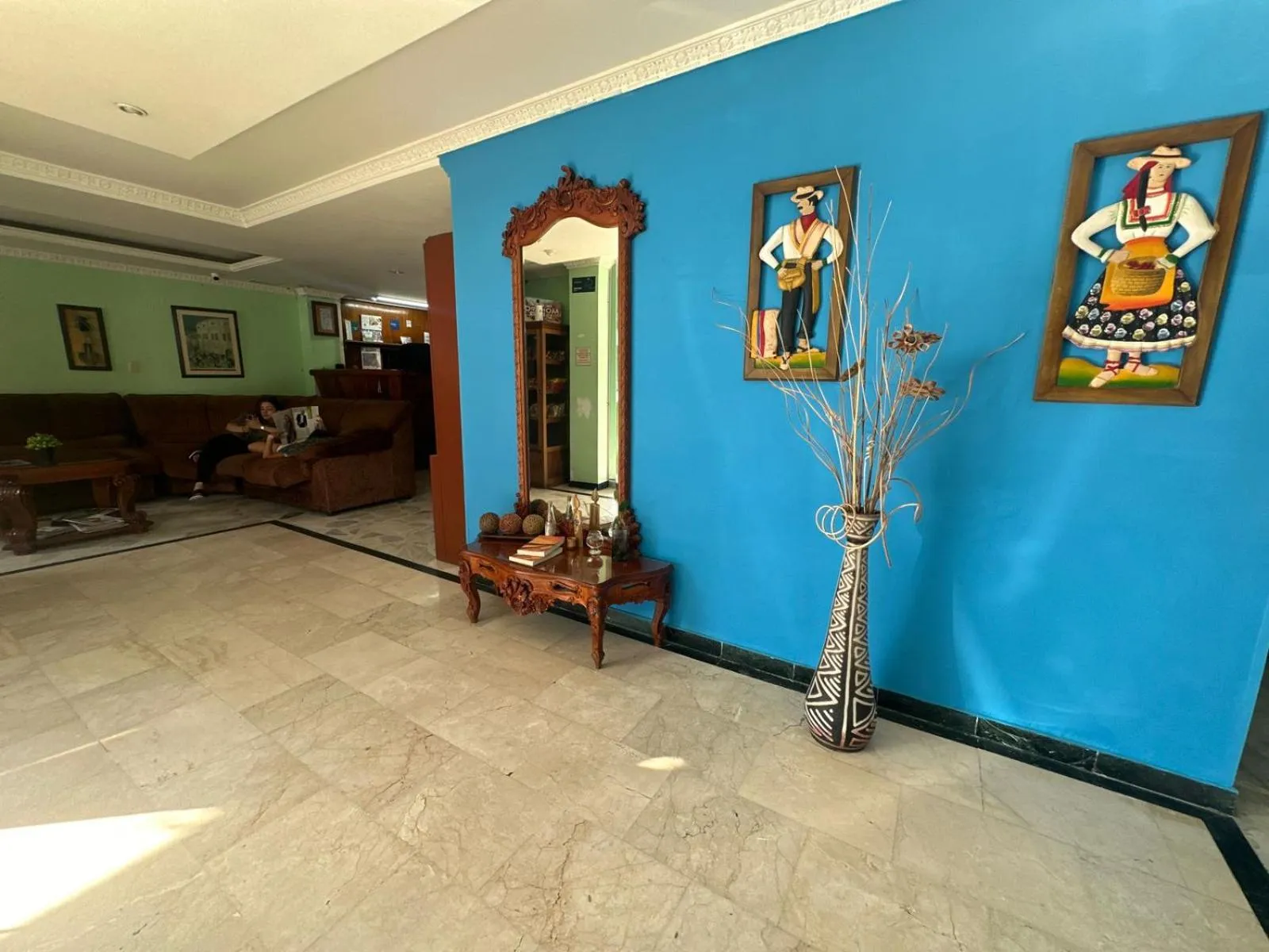 Living room in Hotel El Bosque