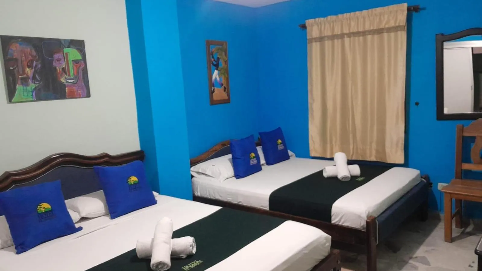 Bed in Hotel El Bosque