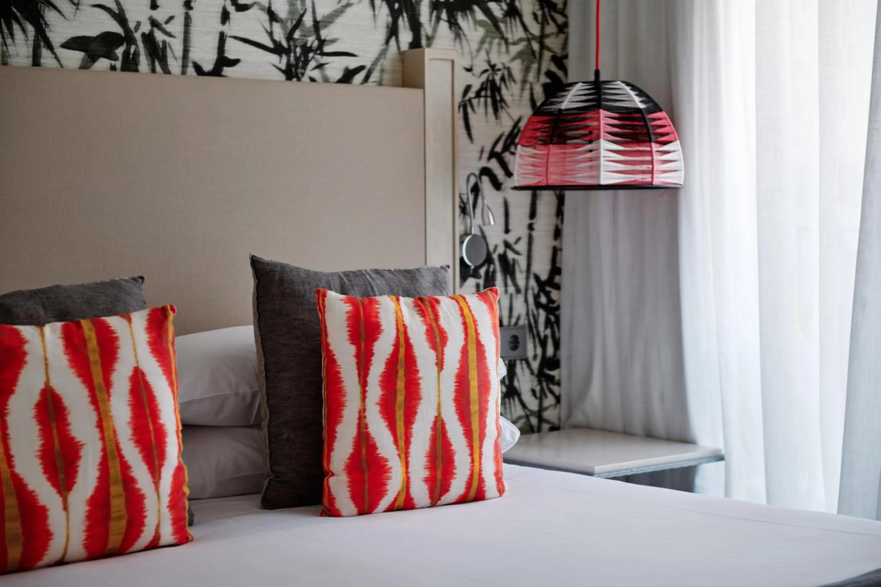 Decorative detail, Bed in Hotel Honucai